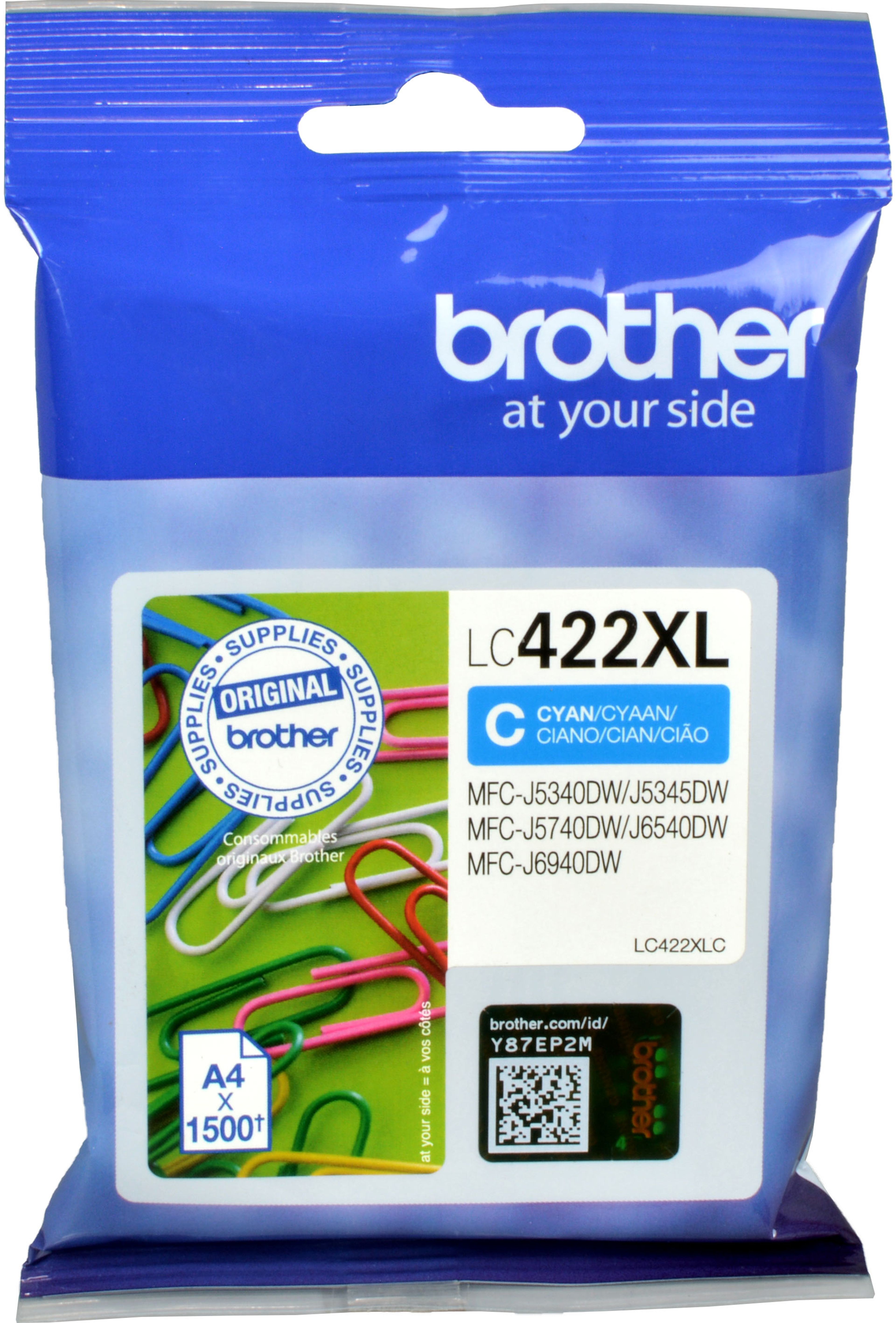 Brother Tinte LC-422XLC cyan