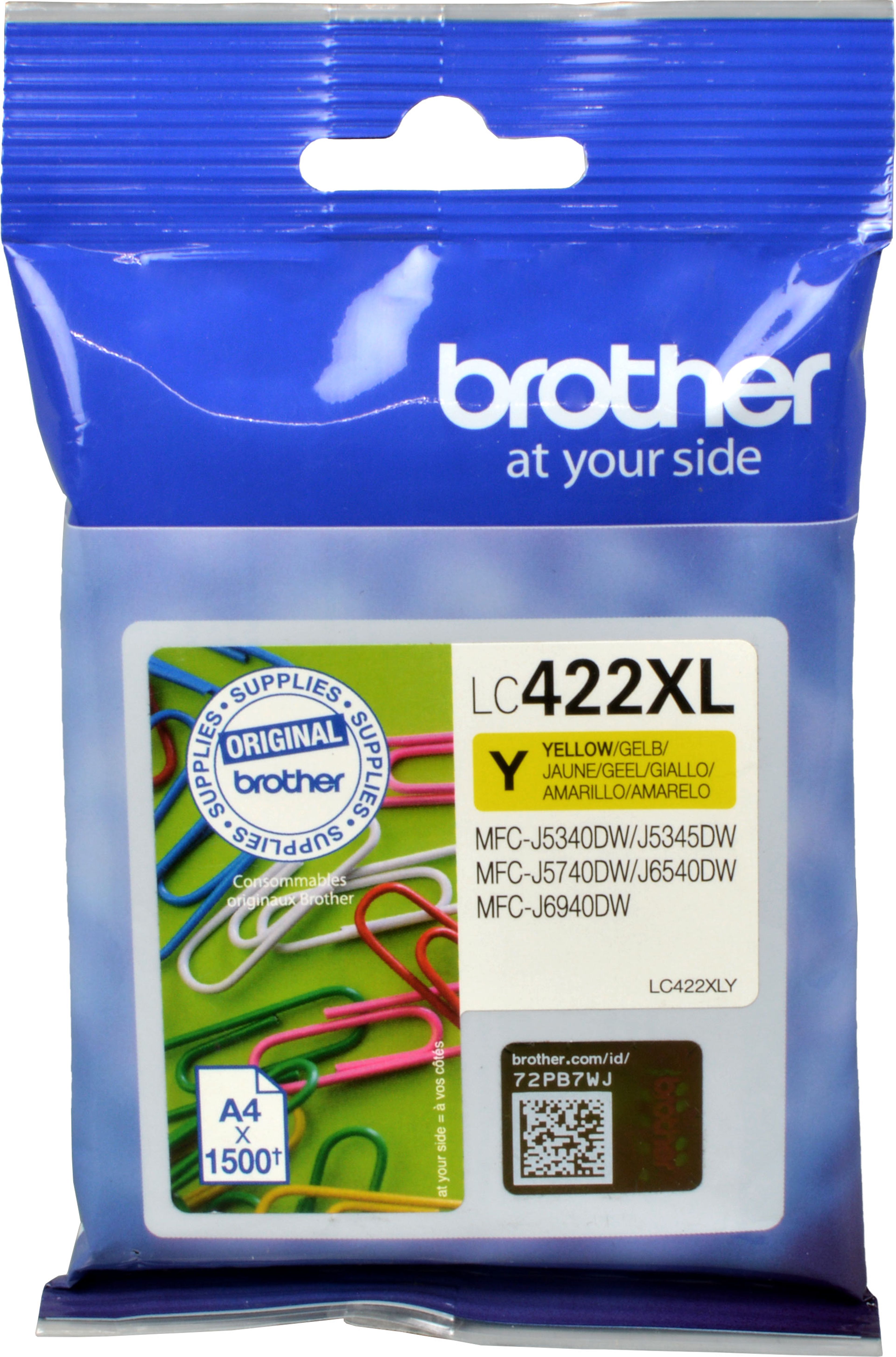 Brother Tinte LC-422XLY yellow