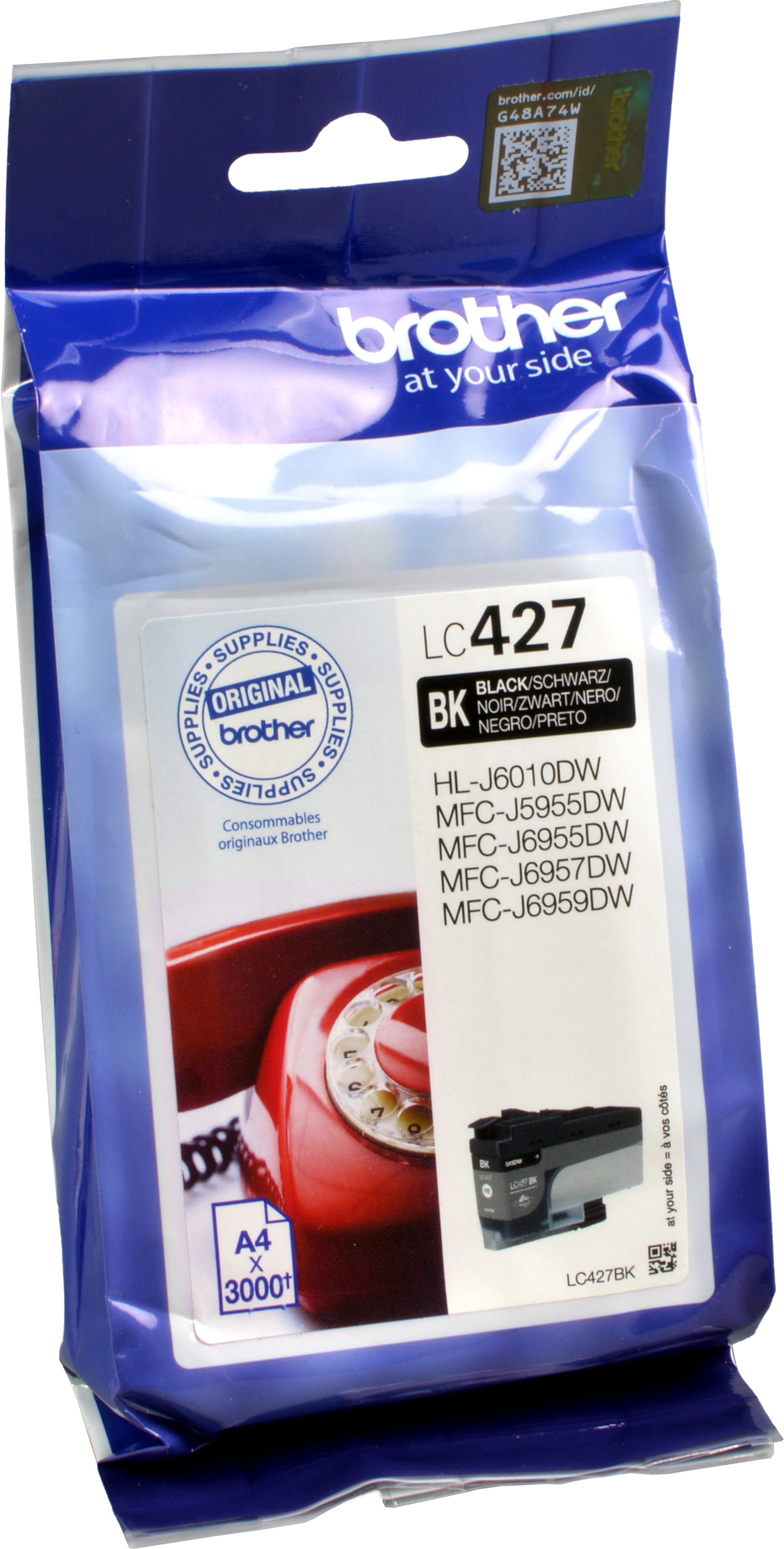Brother Tinte LC-427BK schwarz