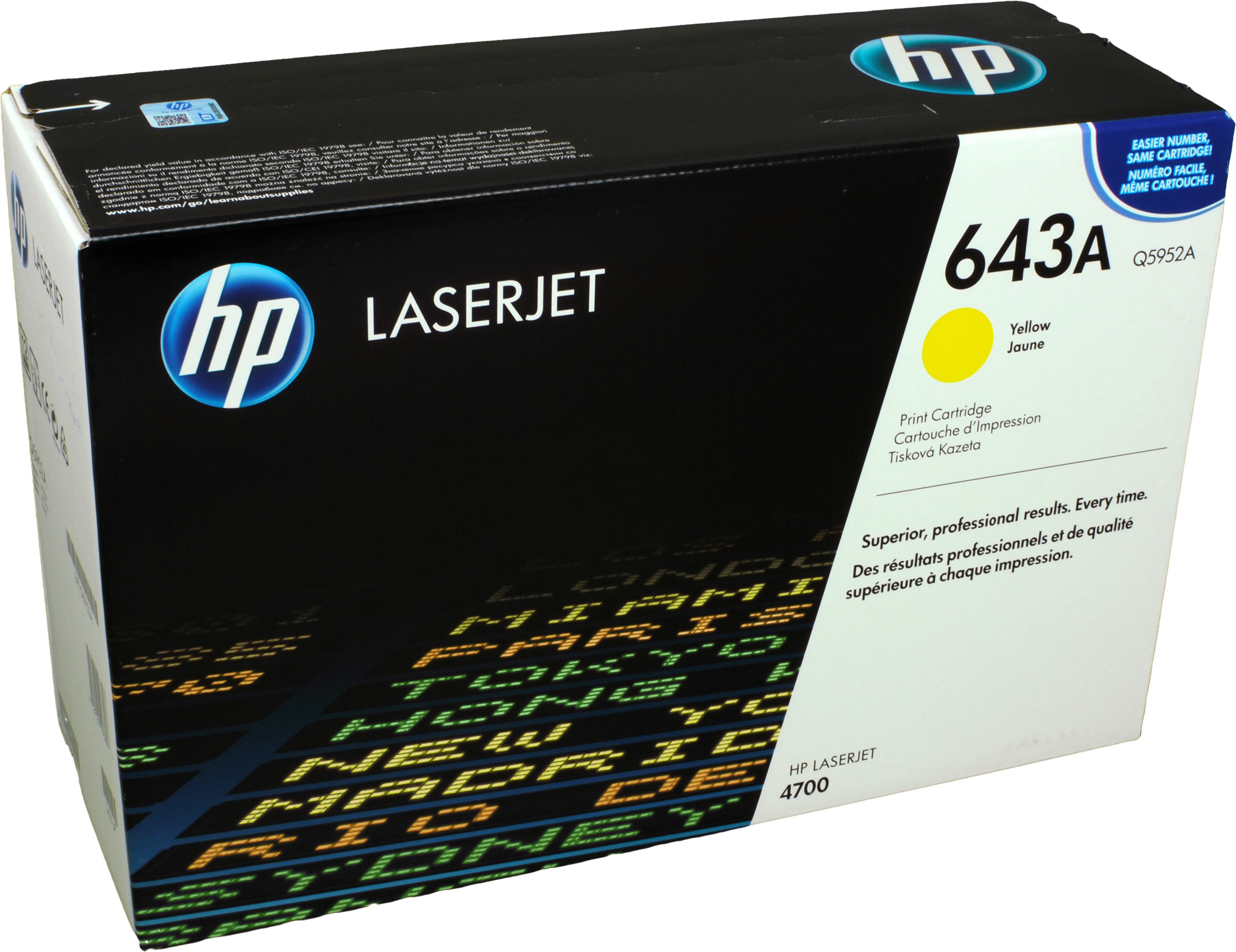 HP Toner Q5952A 643A yellow