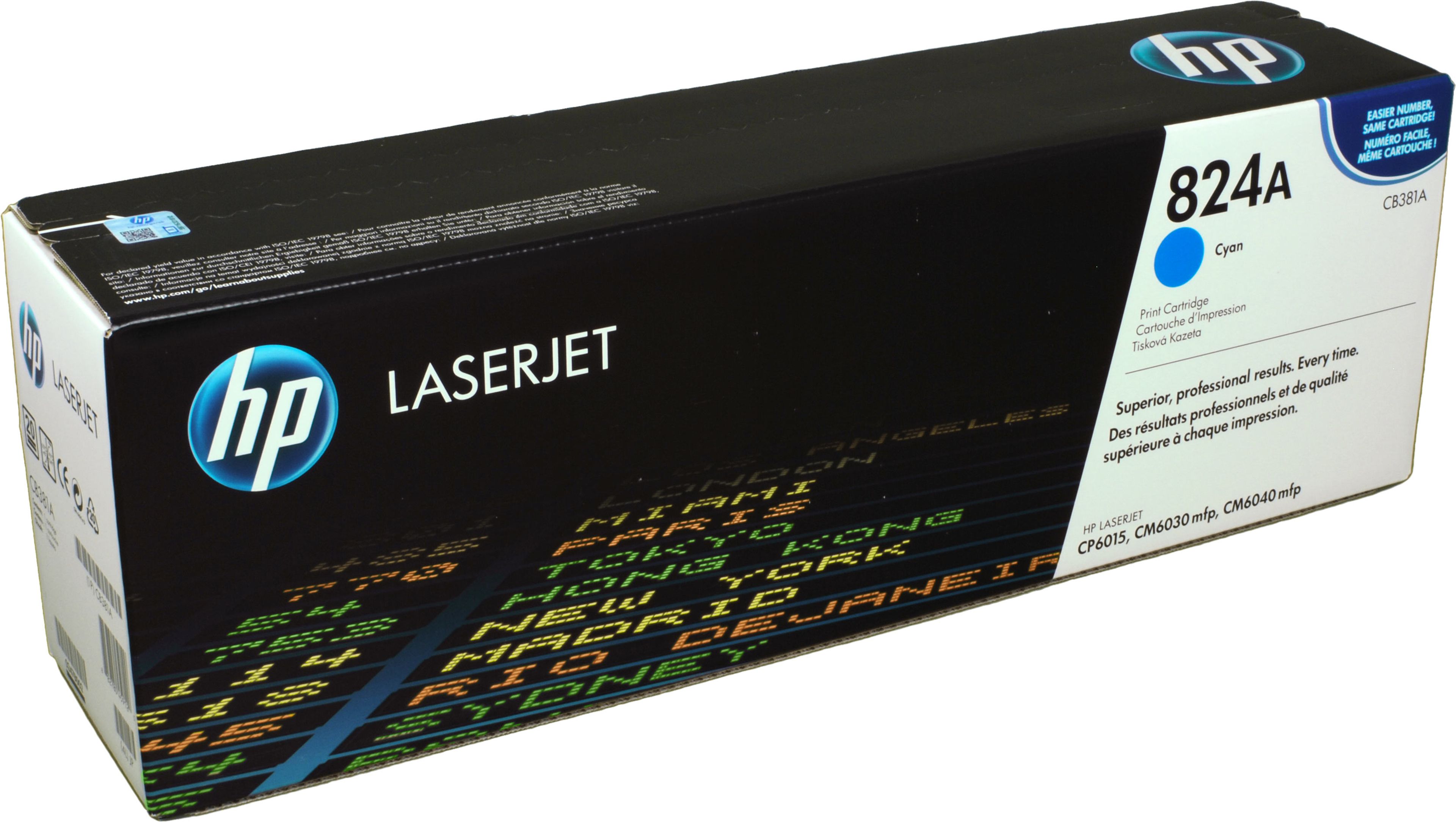 HP Toner CB381A 824A cyan