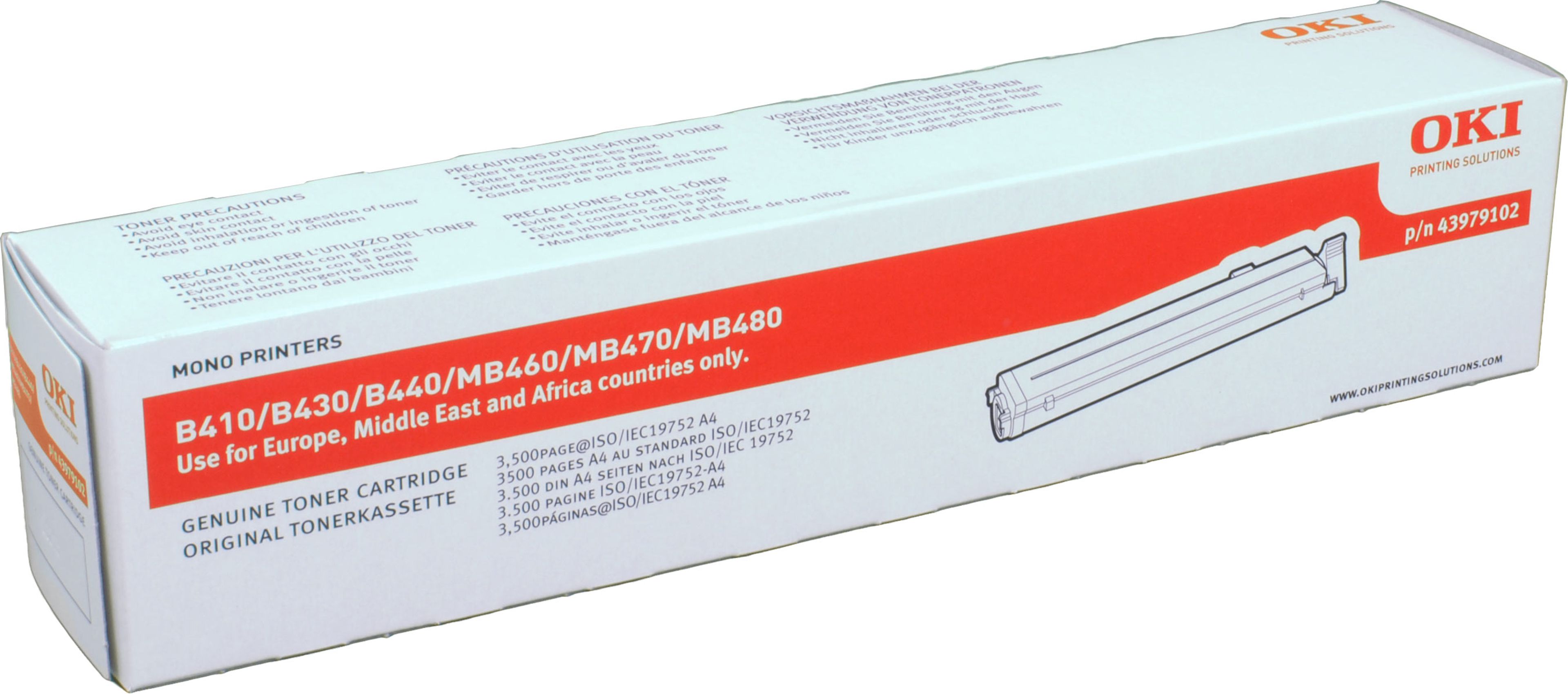 Oki Toner 43979102 schwarz