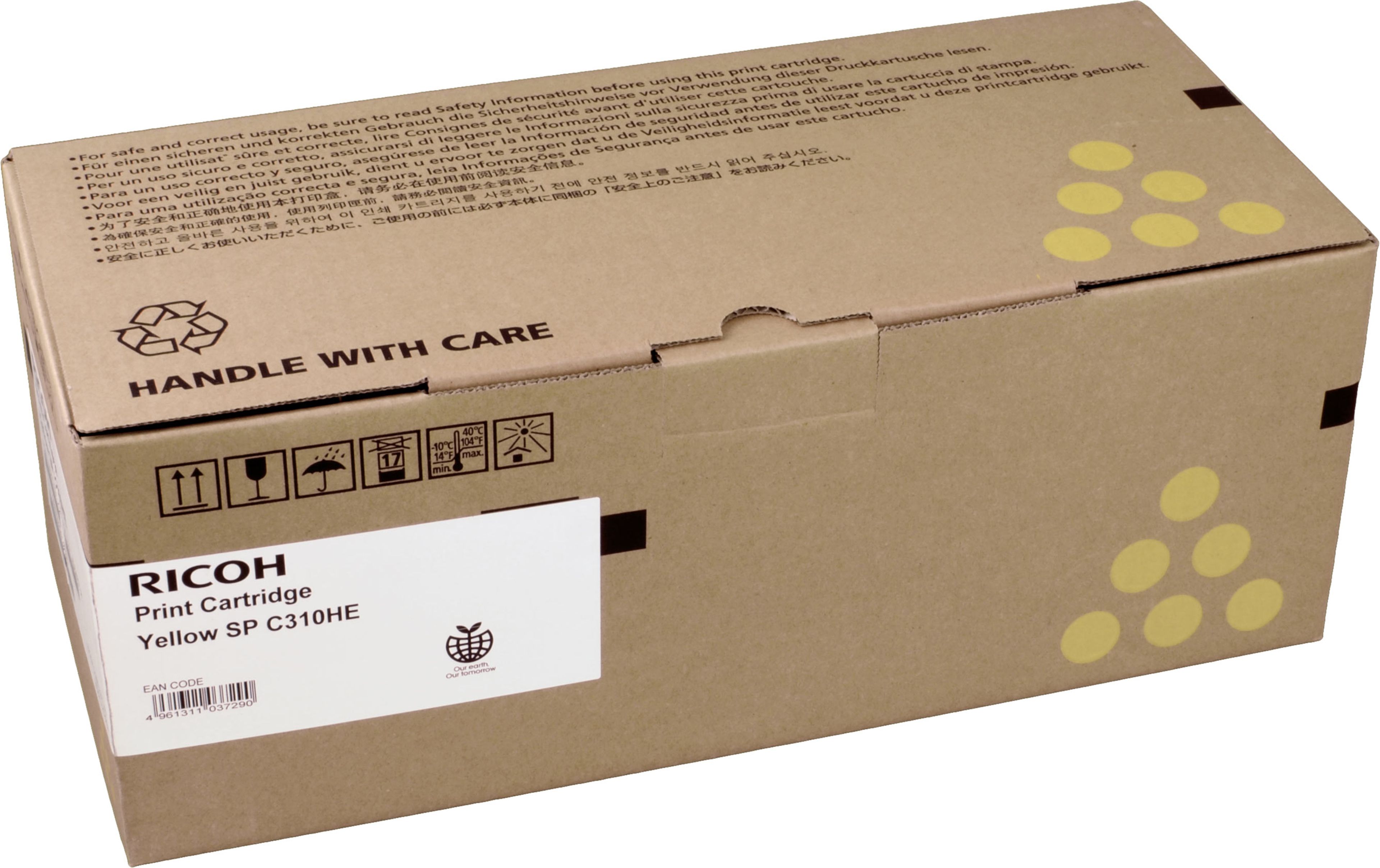 Ricoh Toner 407635 SPC310HE yellow OEM