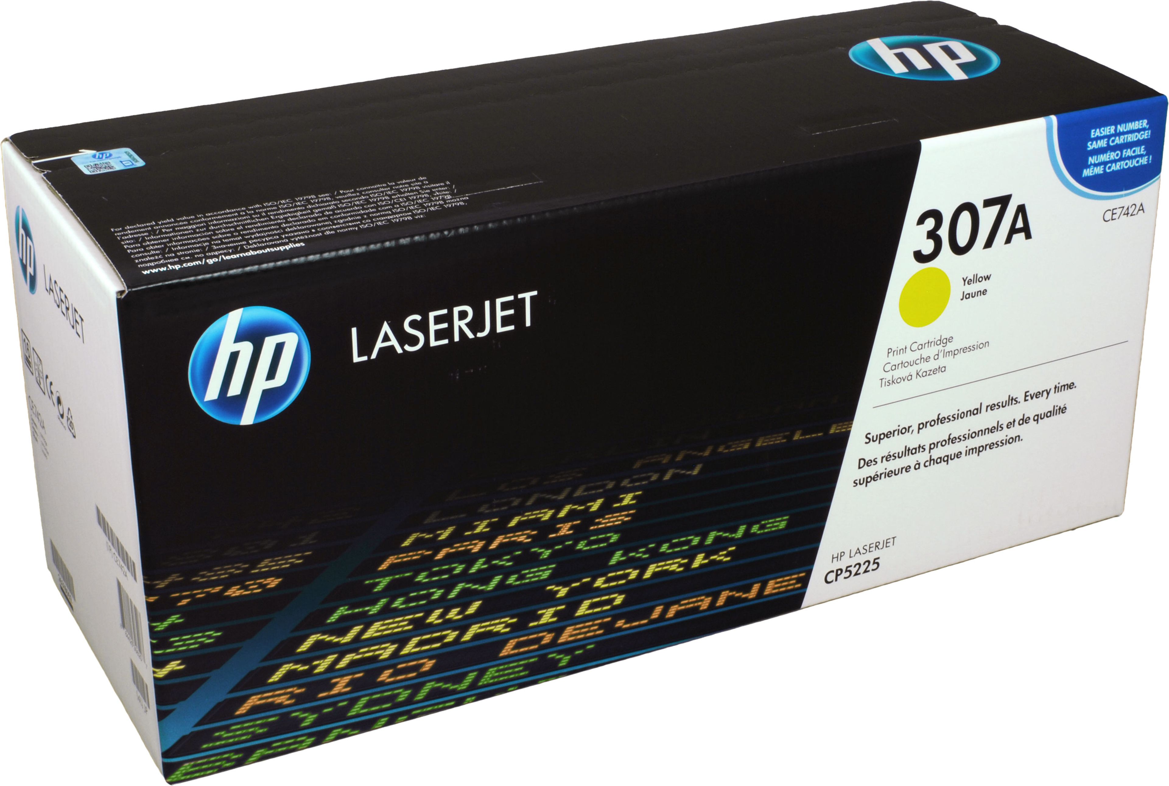 HP Toner CE742A 307A yellow
