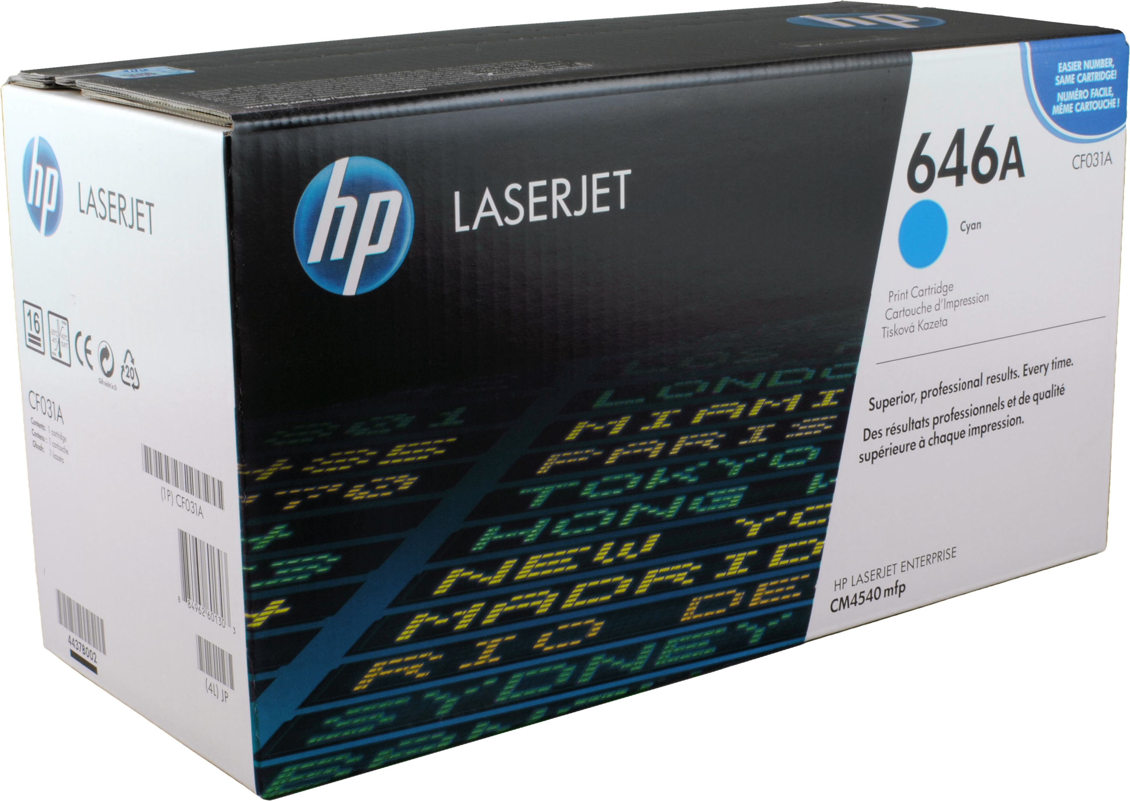HP Toner CF031A 646A cyan