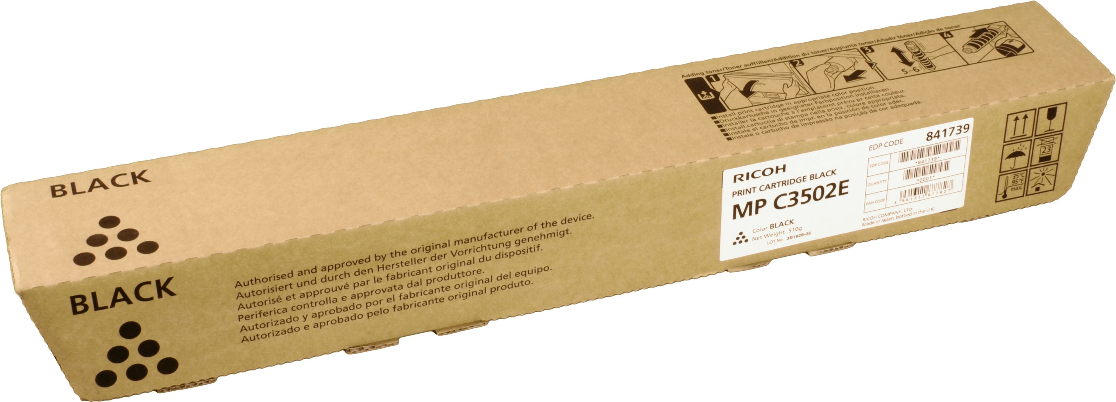 Ricoh Toner 842016 MPC3502 schwarz OEM