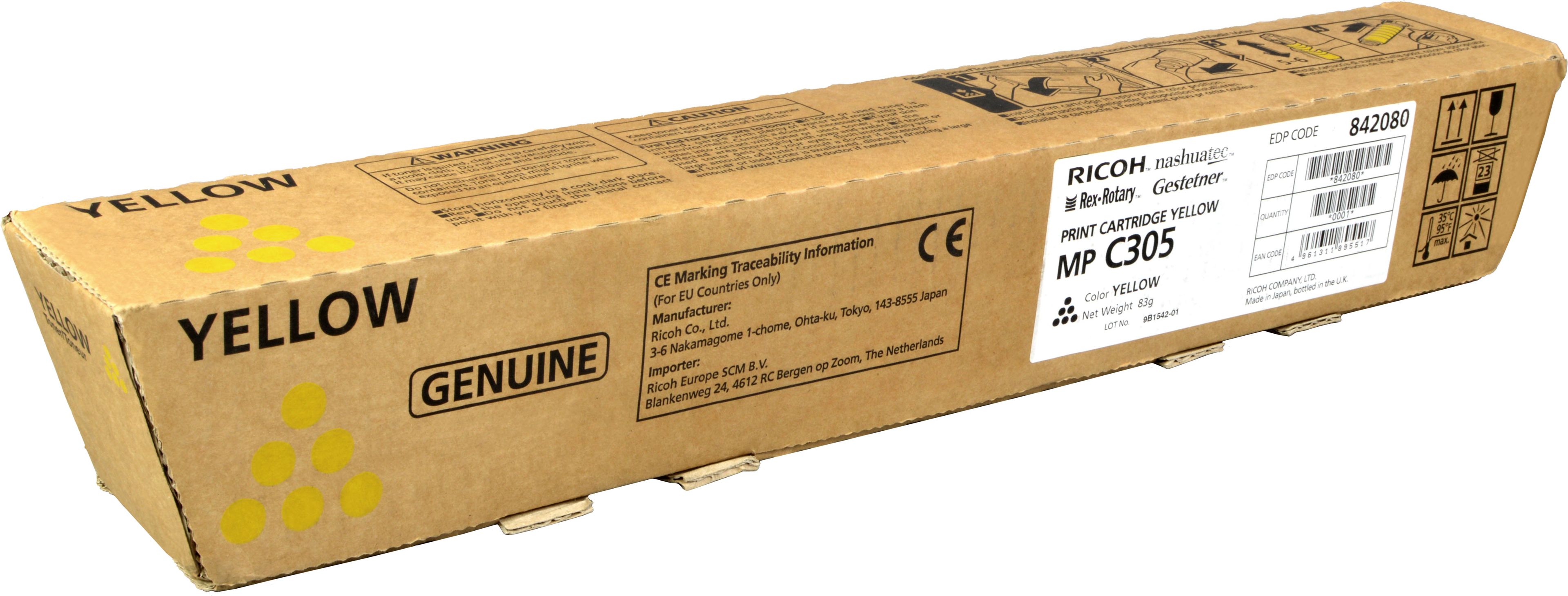 Ricoh Toner 842080 MPC305E yellow OEM