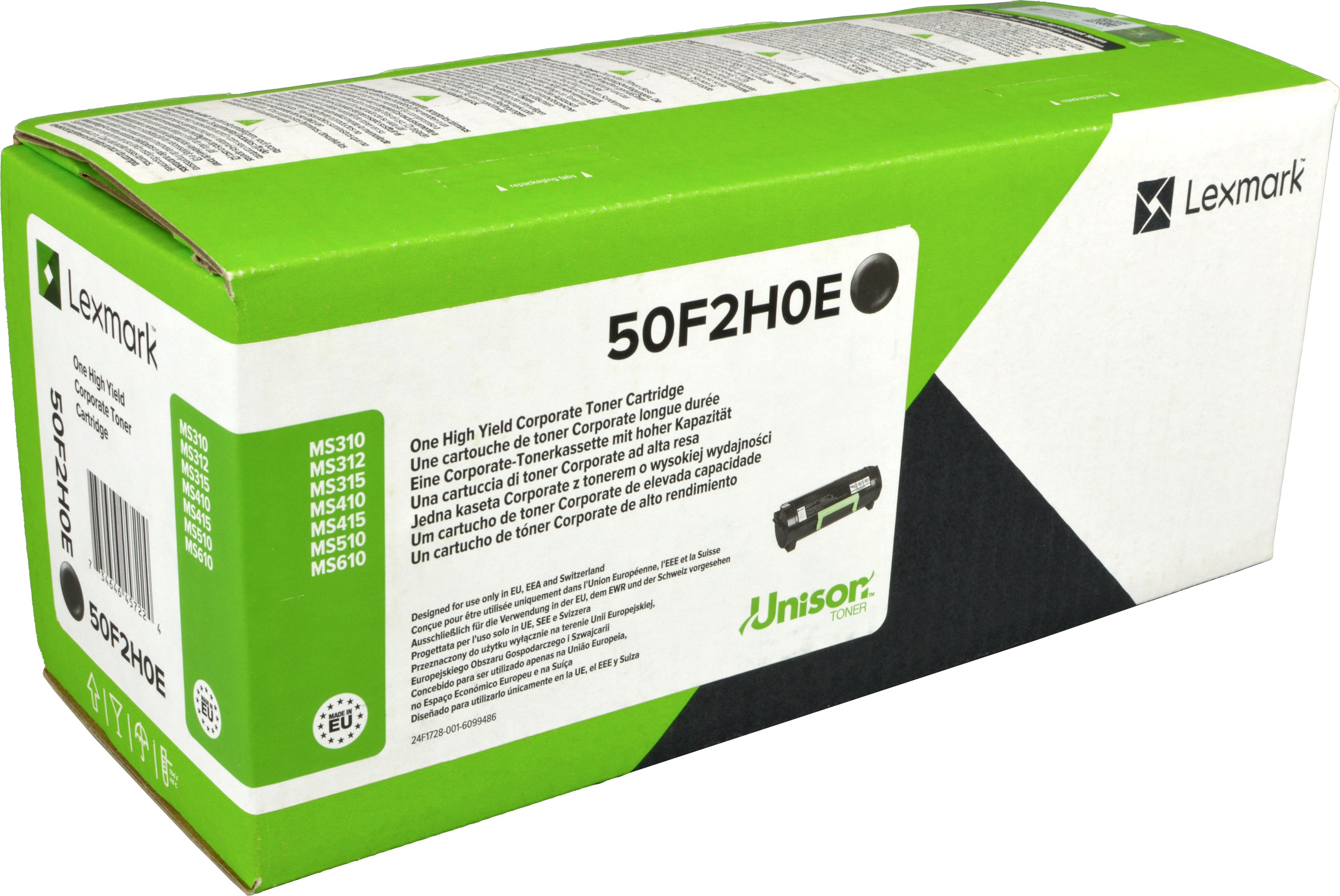 Lexmark Toner 50F2H00 502H schwarz