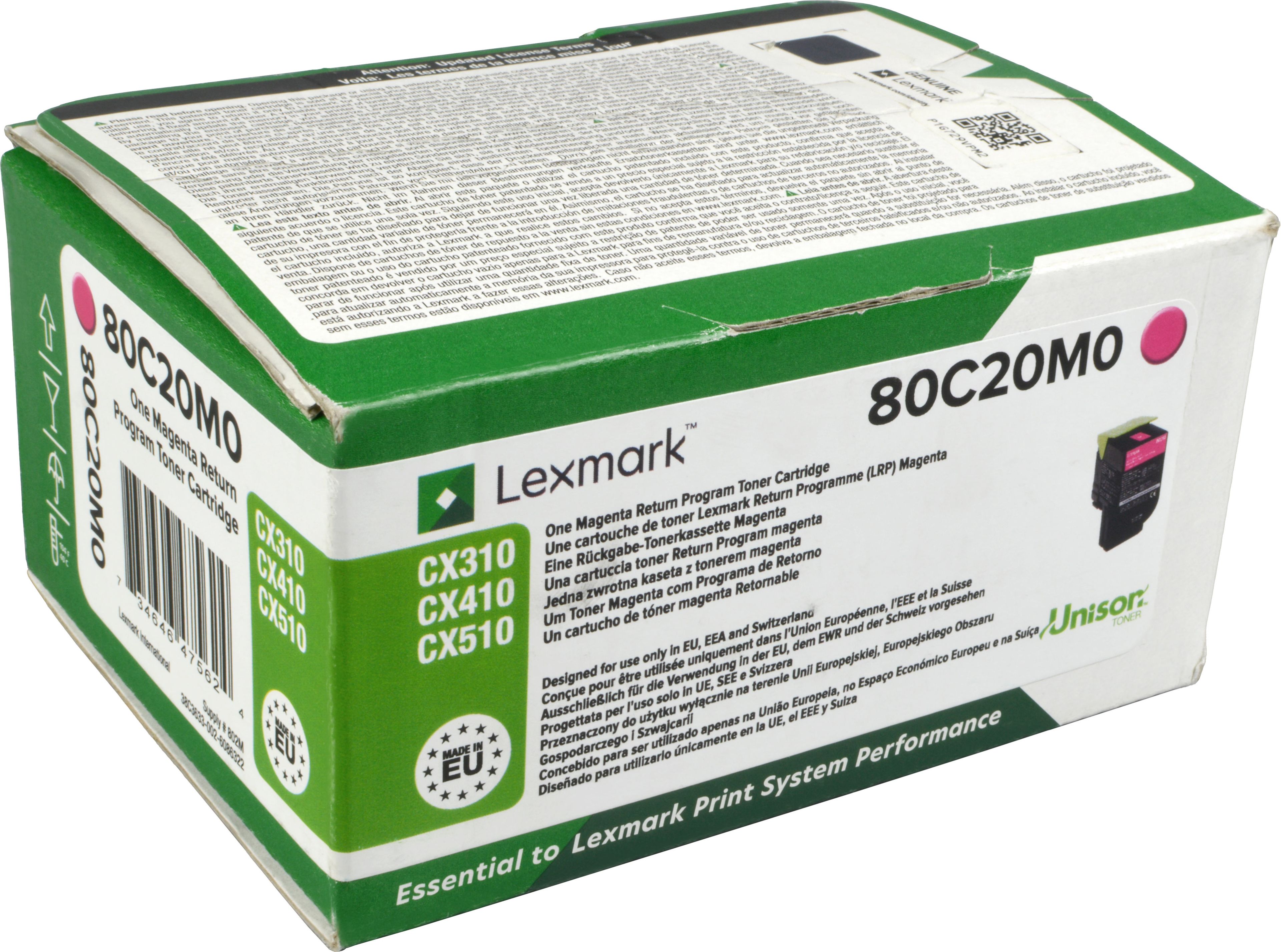 Lexmark Toner 80C20M0 802M magenta