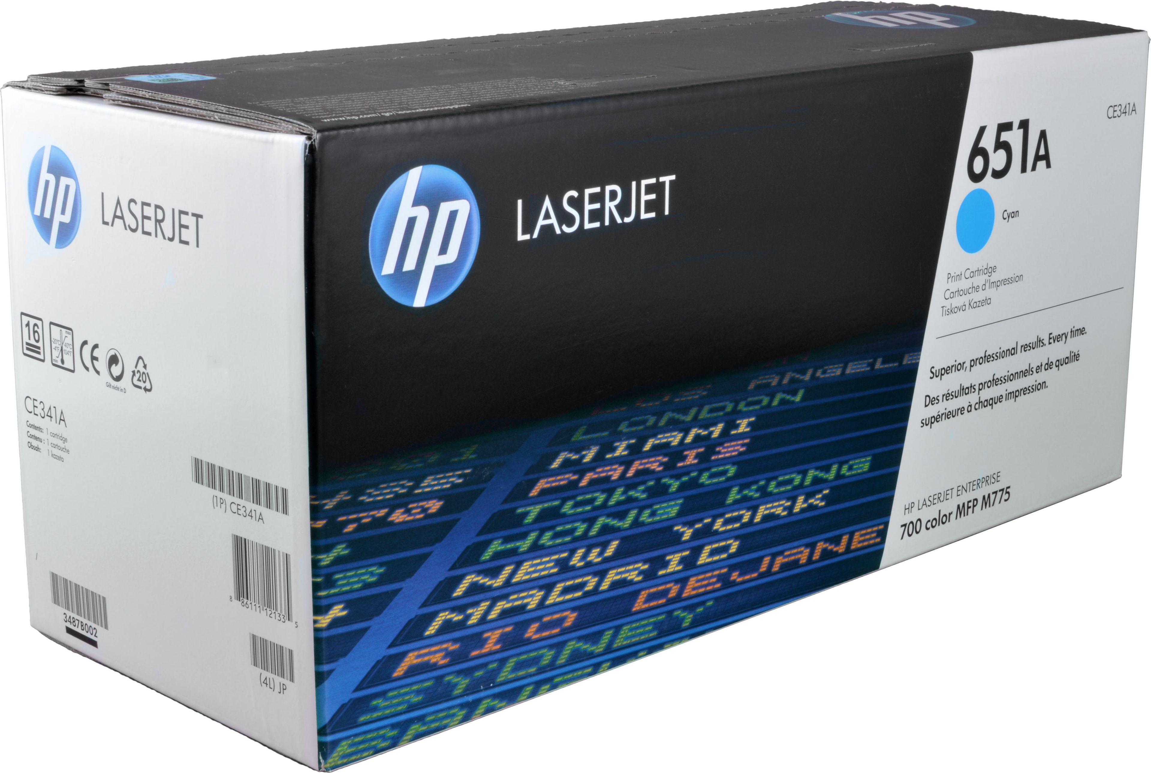 HP Toner CE341A 651A cyan