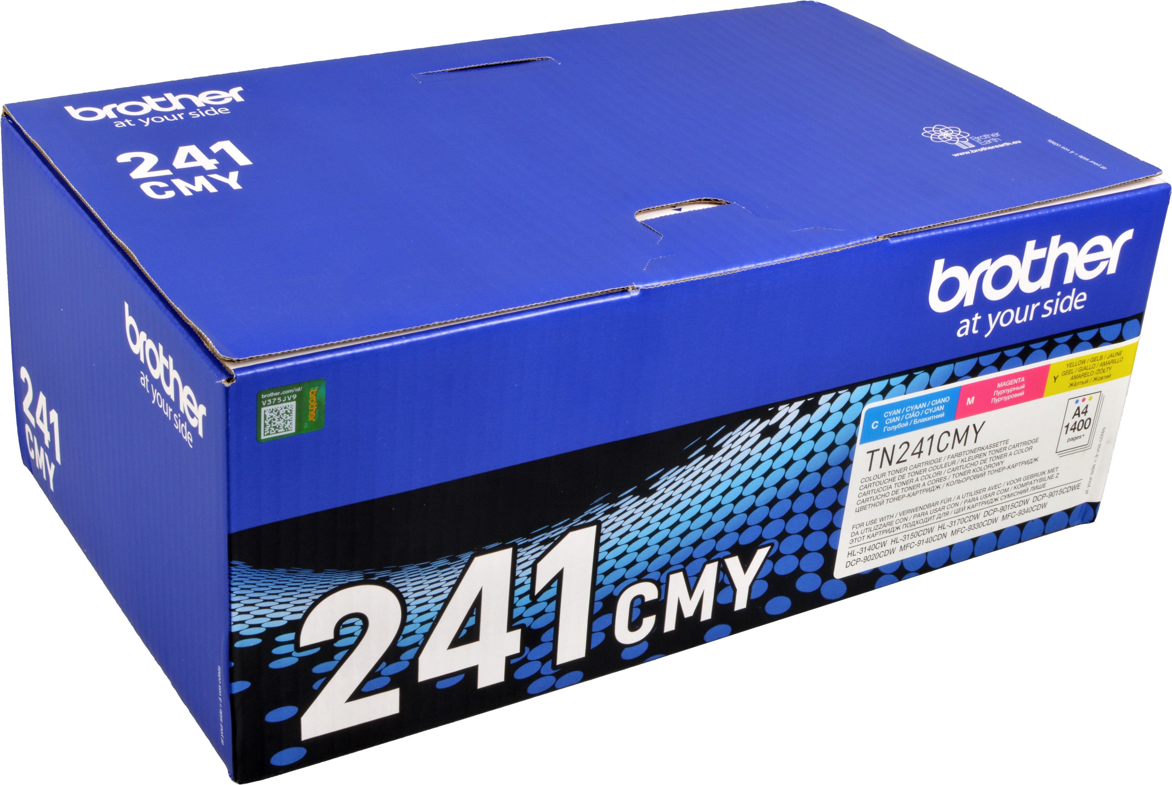 3 Brother Toner Multipack TN-241 Multipack CMY