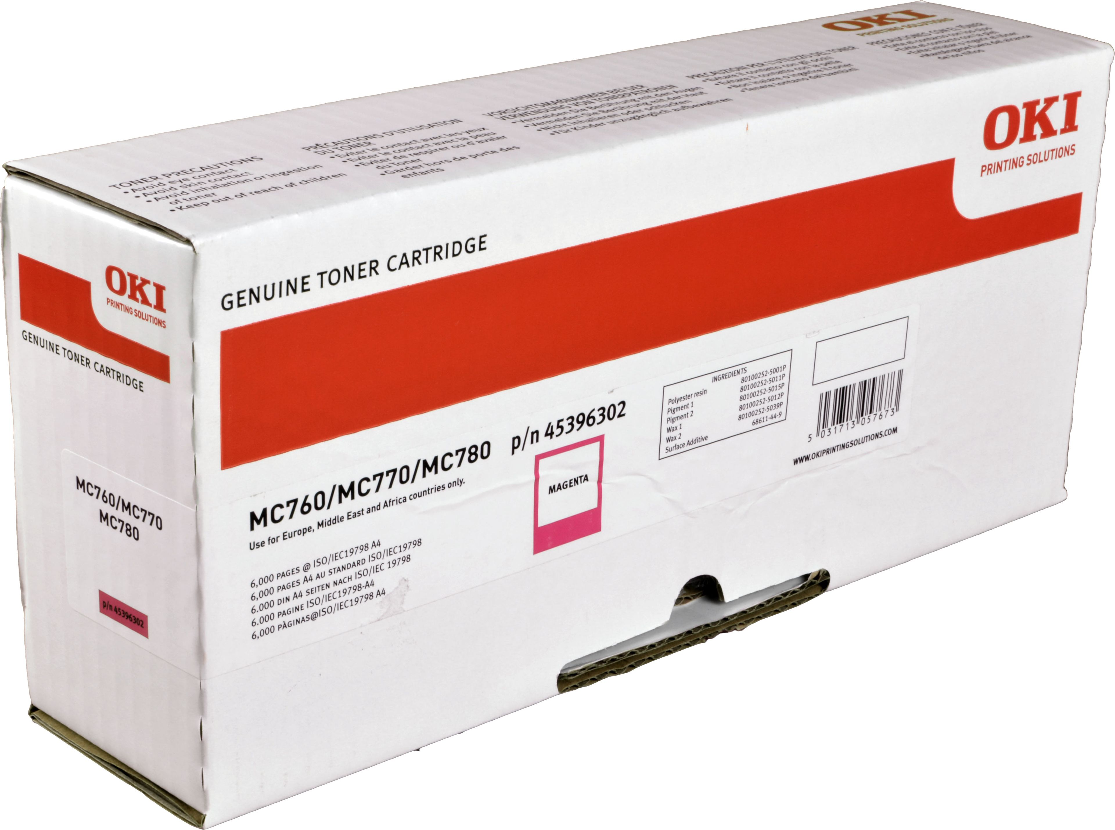 Oki Toner 45396302 magenta