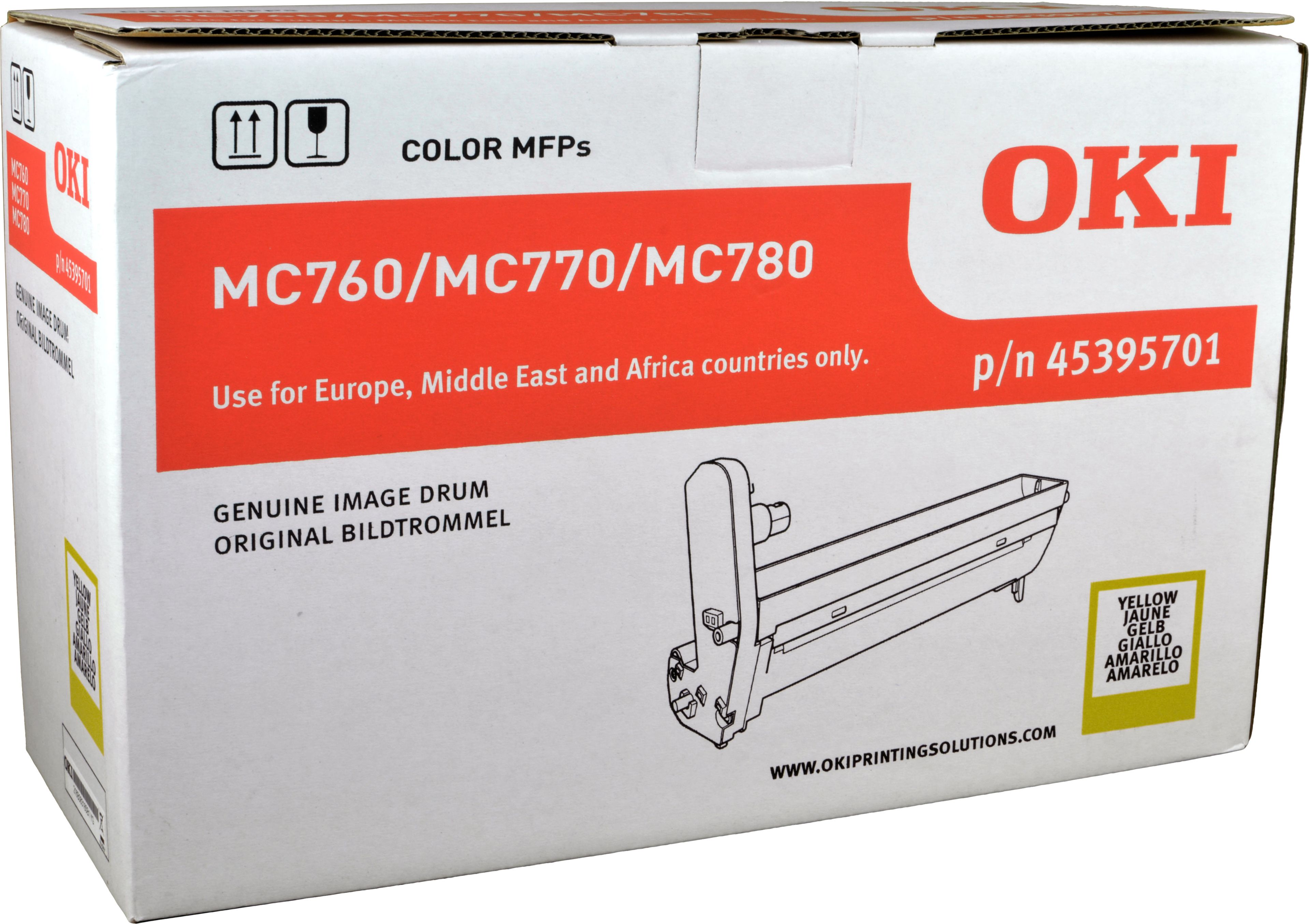 Oki Trommel 45395701 yellow