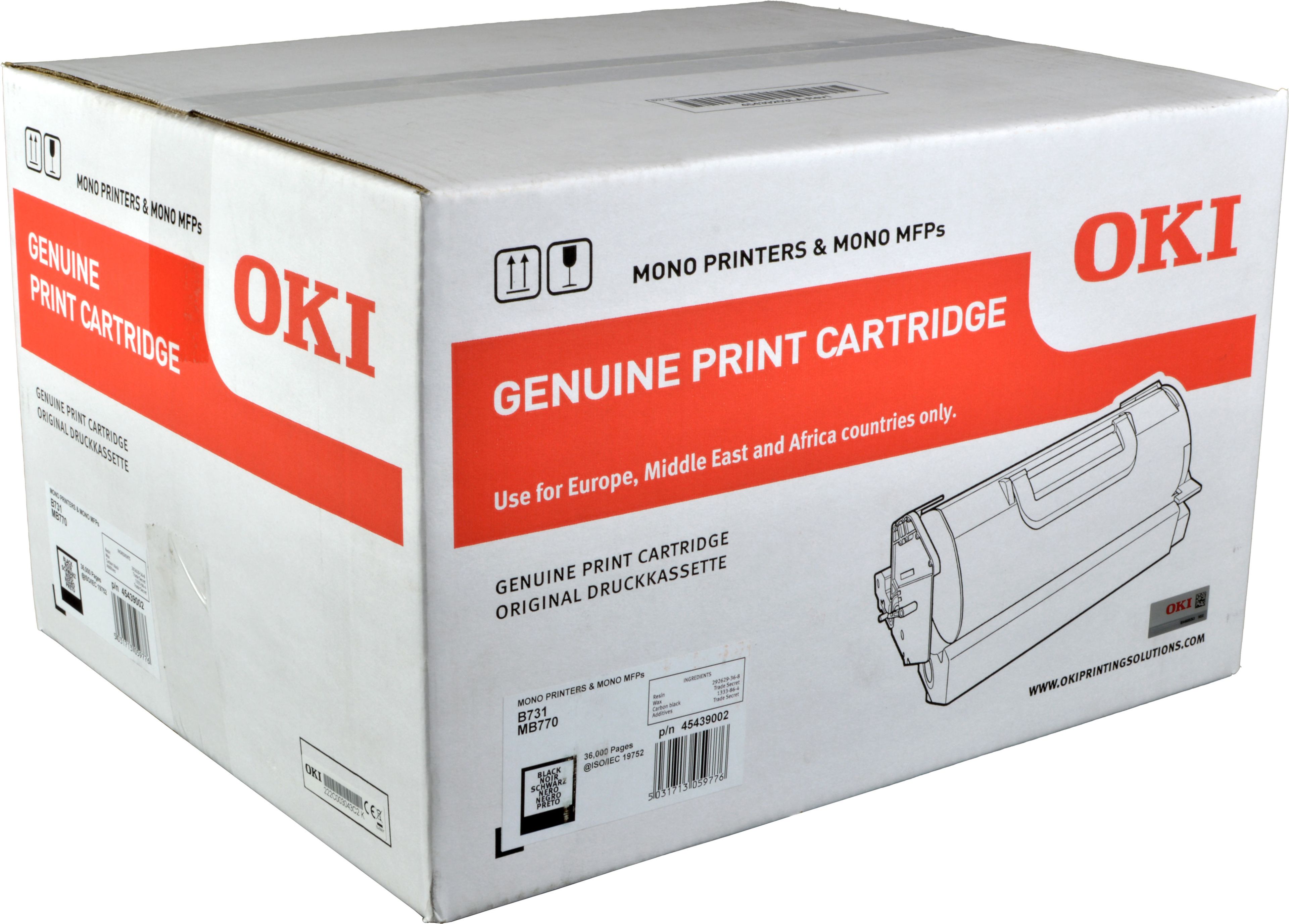 Oki Toner 45439002 schwarz
