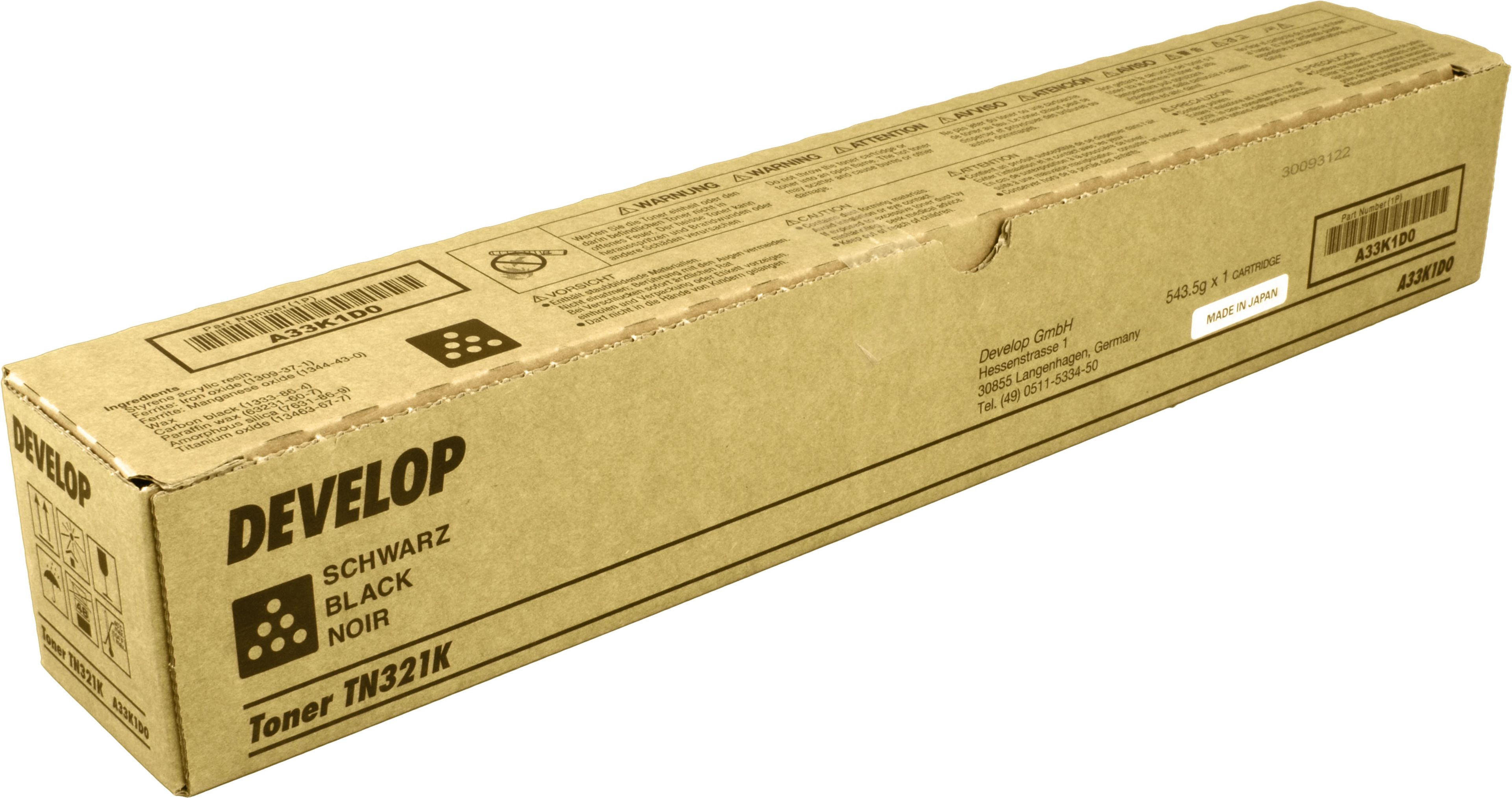 Develop Toner TN-321K A33K1D0 schwarz