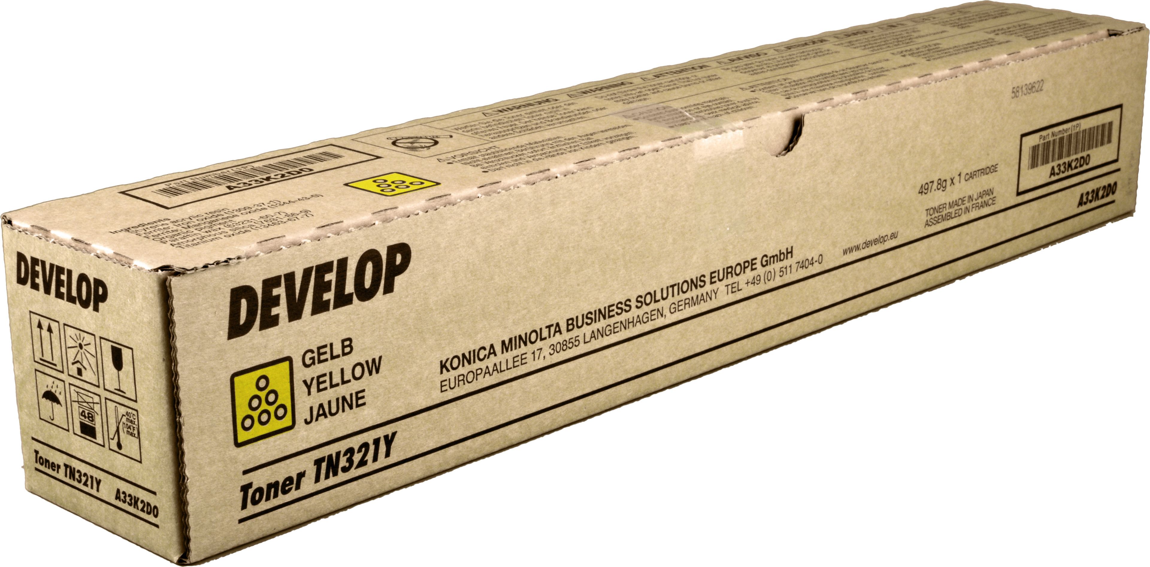 Develop Toner TN-321Y A33K2D0 yellow