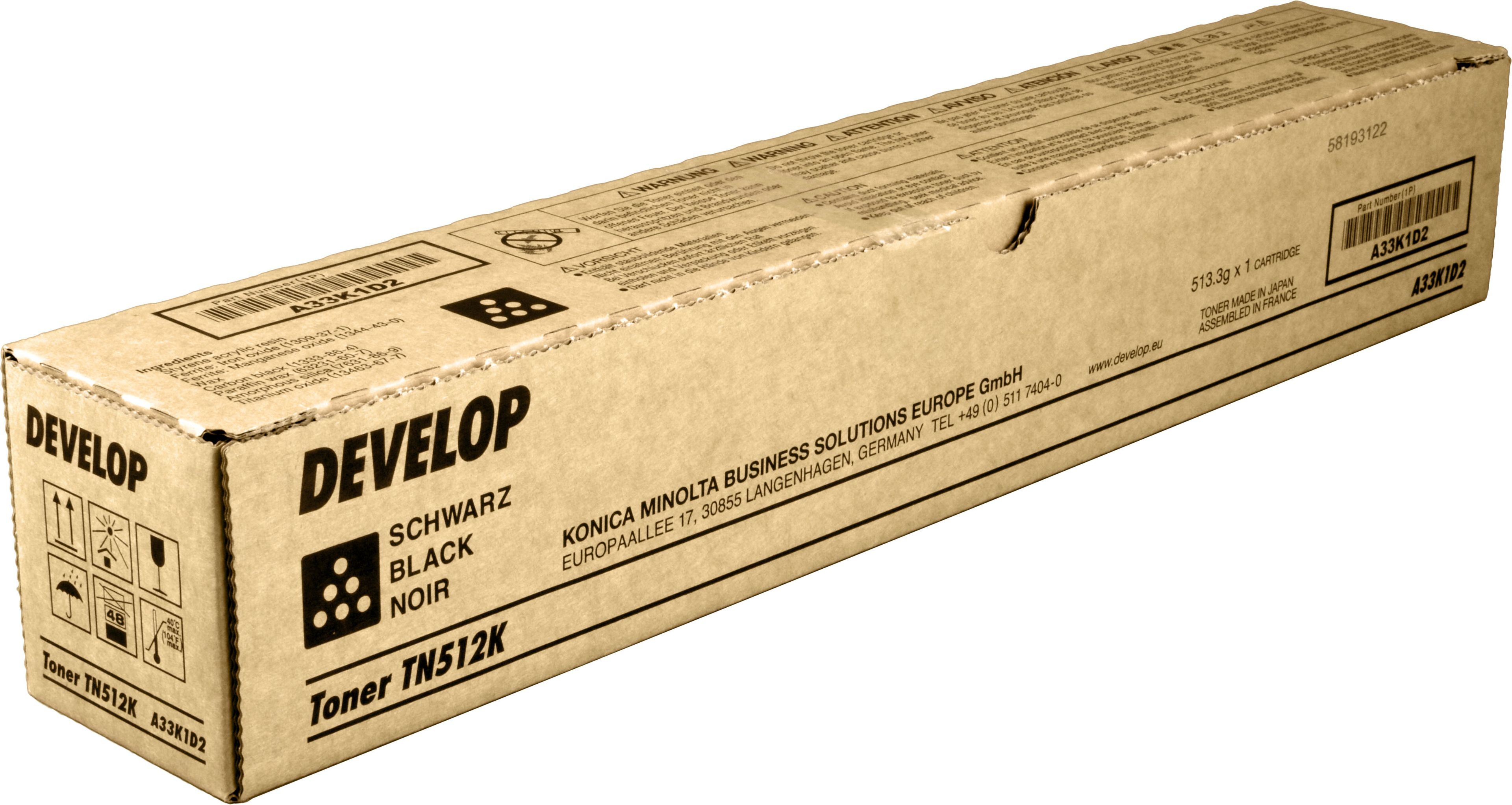 Develop Toner TN-512K A33K1D2 schwarz