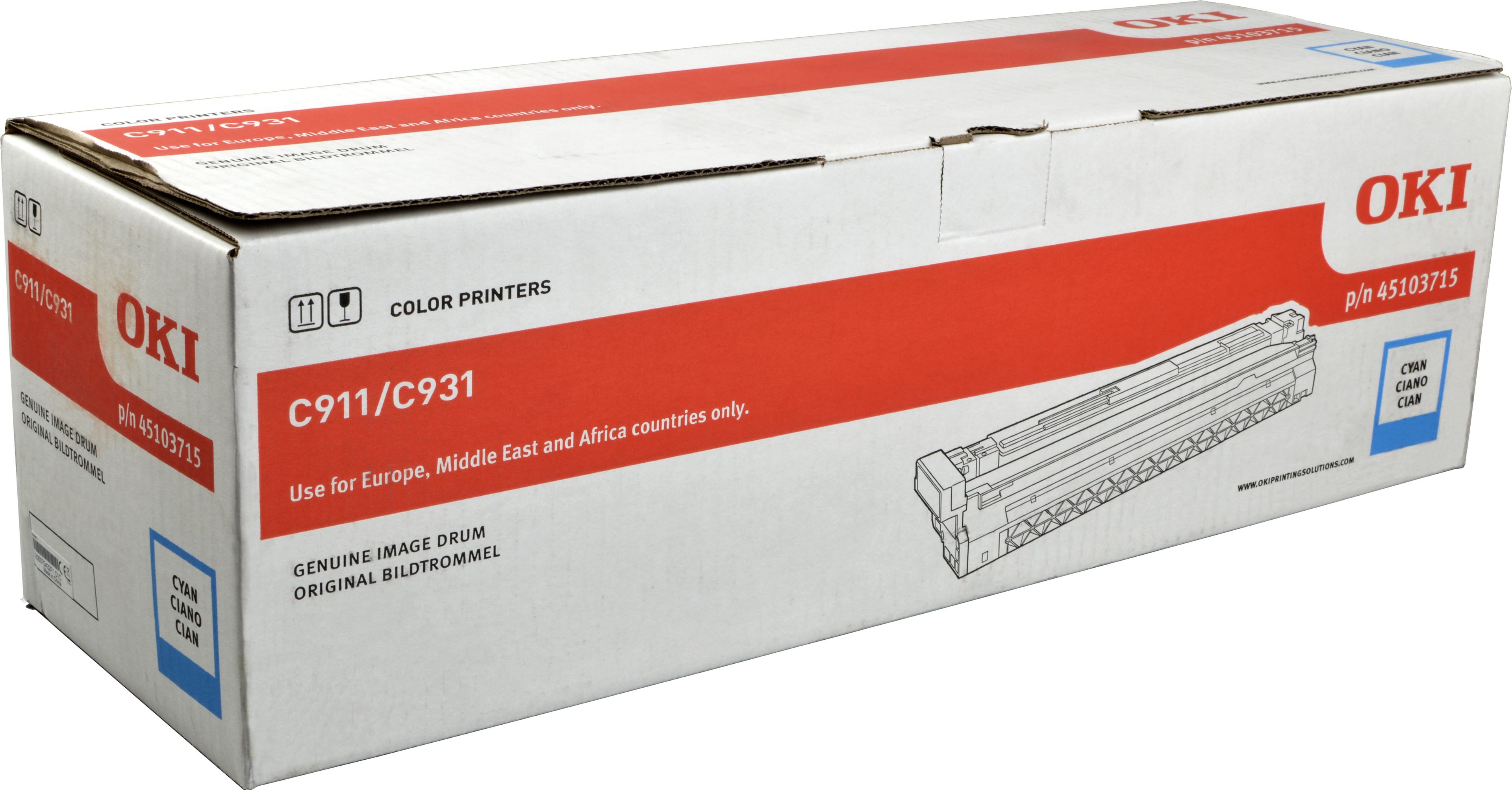 Oki Trommel 45103715 cyan