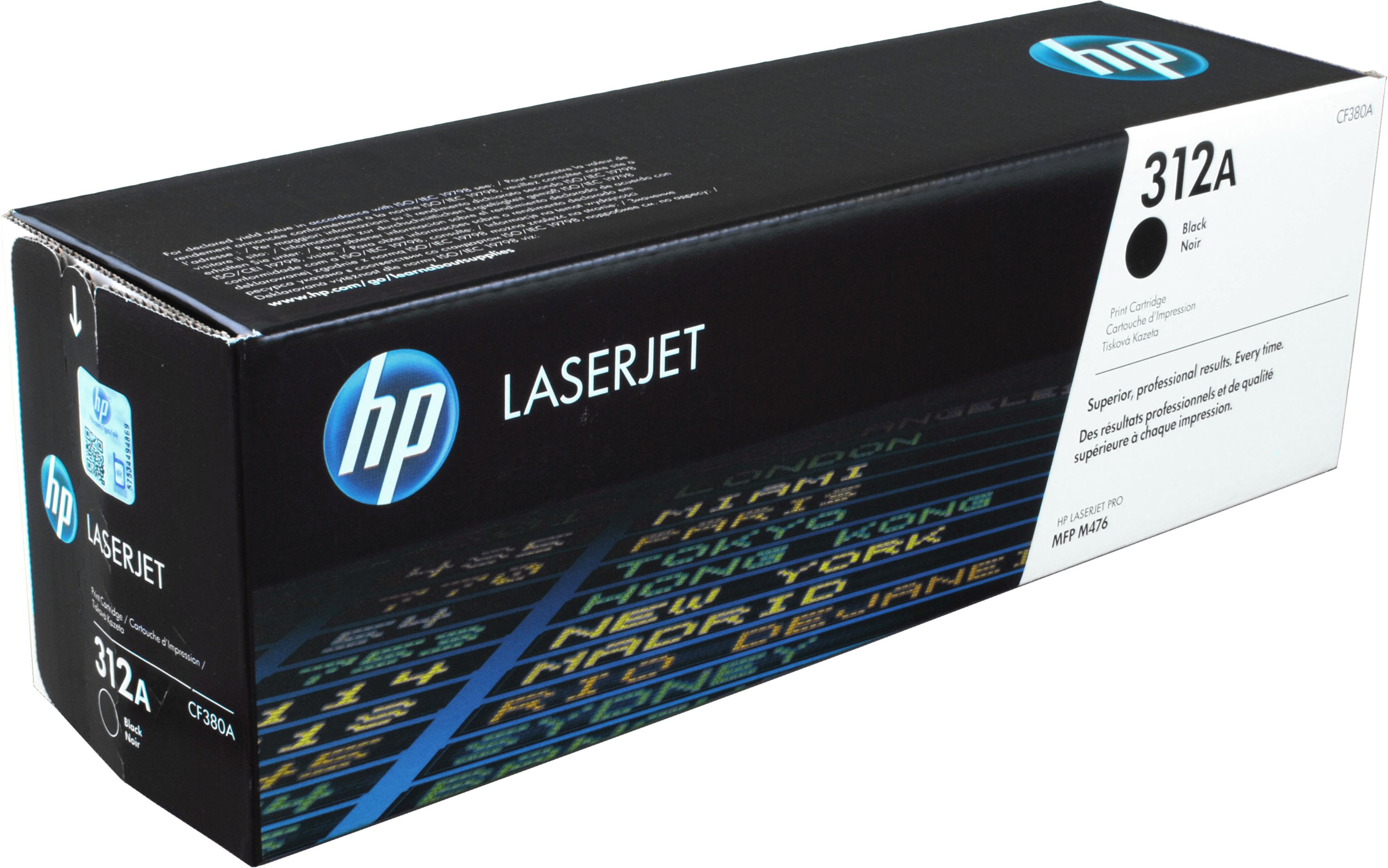 HP Toner CF380A 312A schwarz