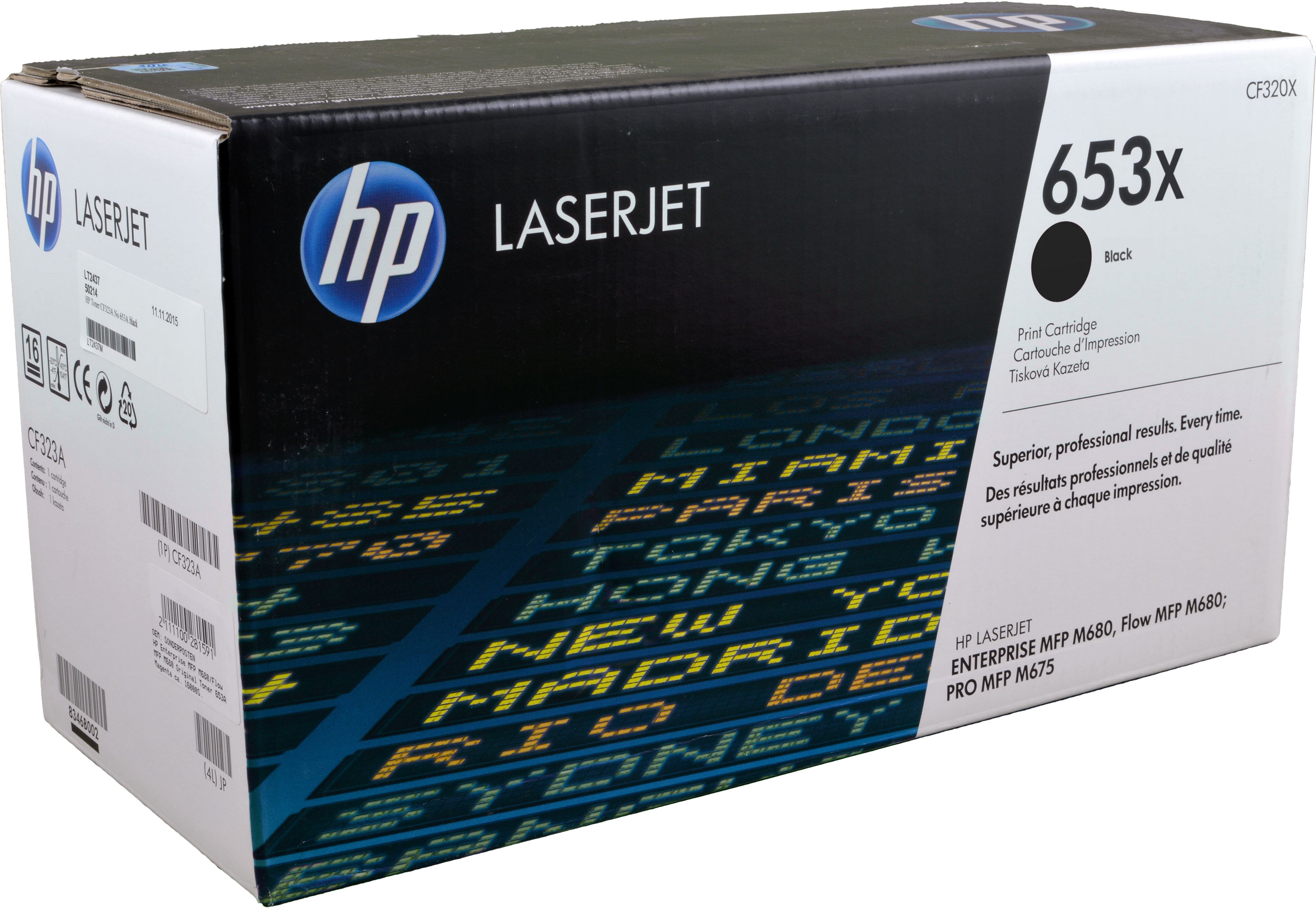 HP Toner CF320X 653X schwarz