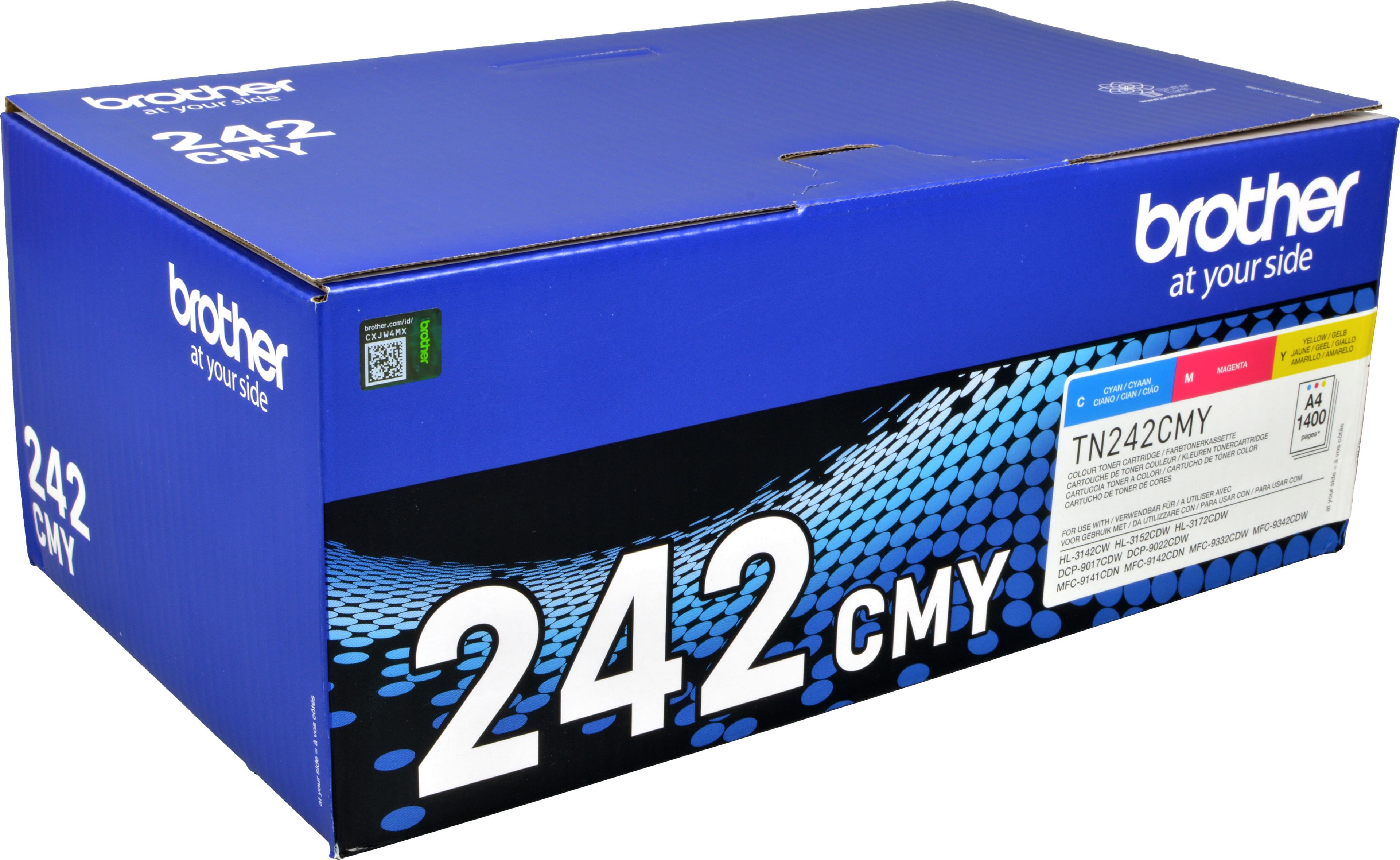 3 Brother Toner Multipack TN-242 Multipack CMY