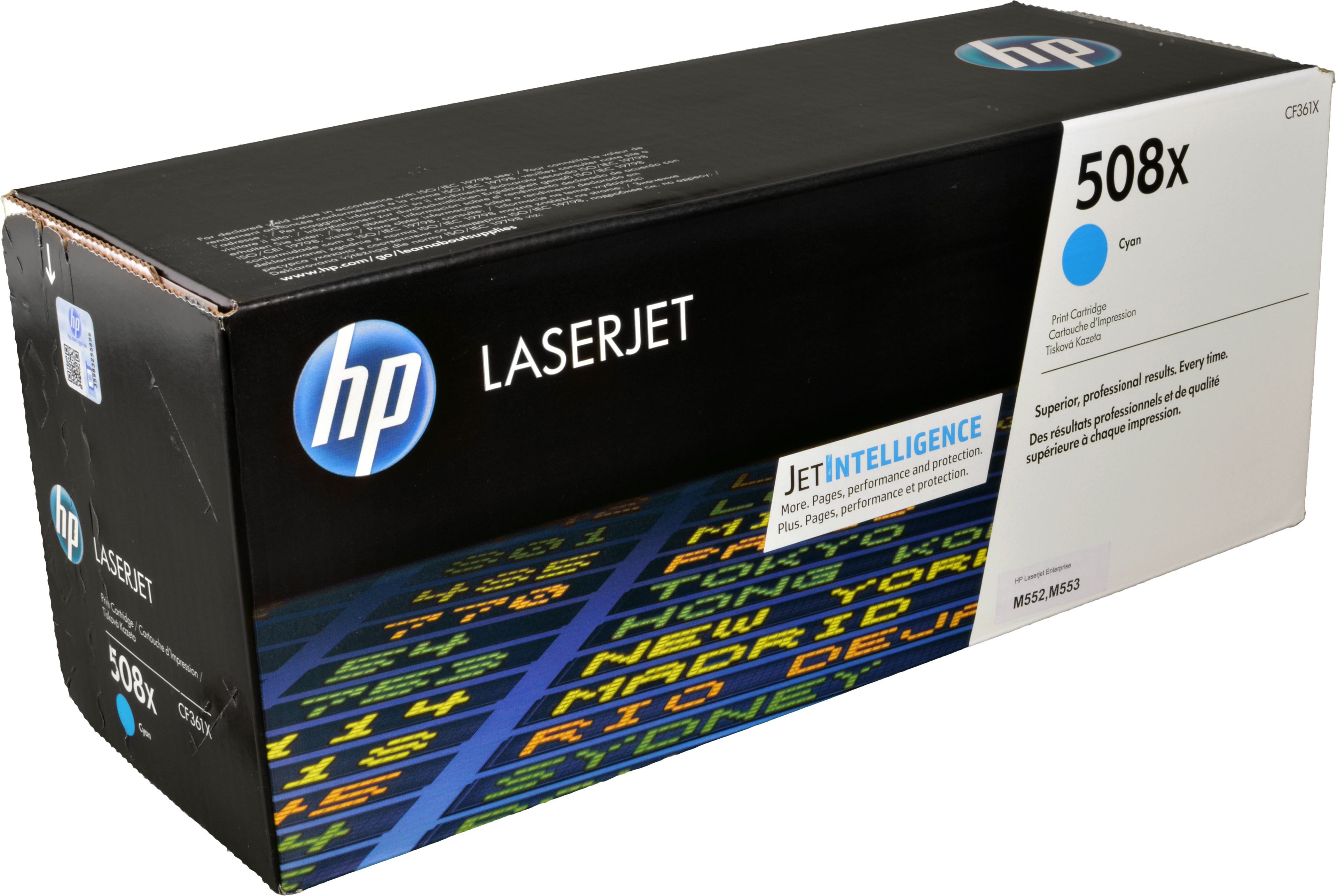 HP Toner CF361X 508X cyan