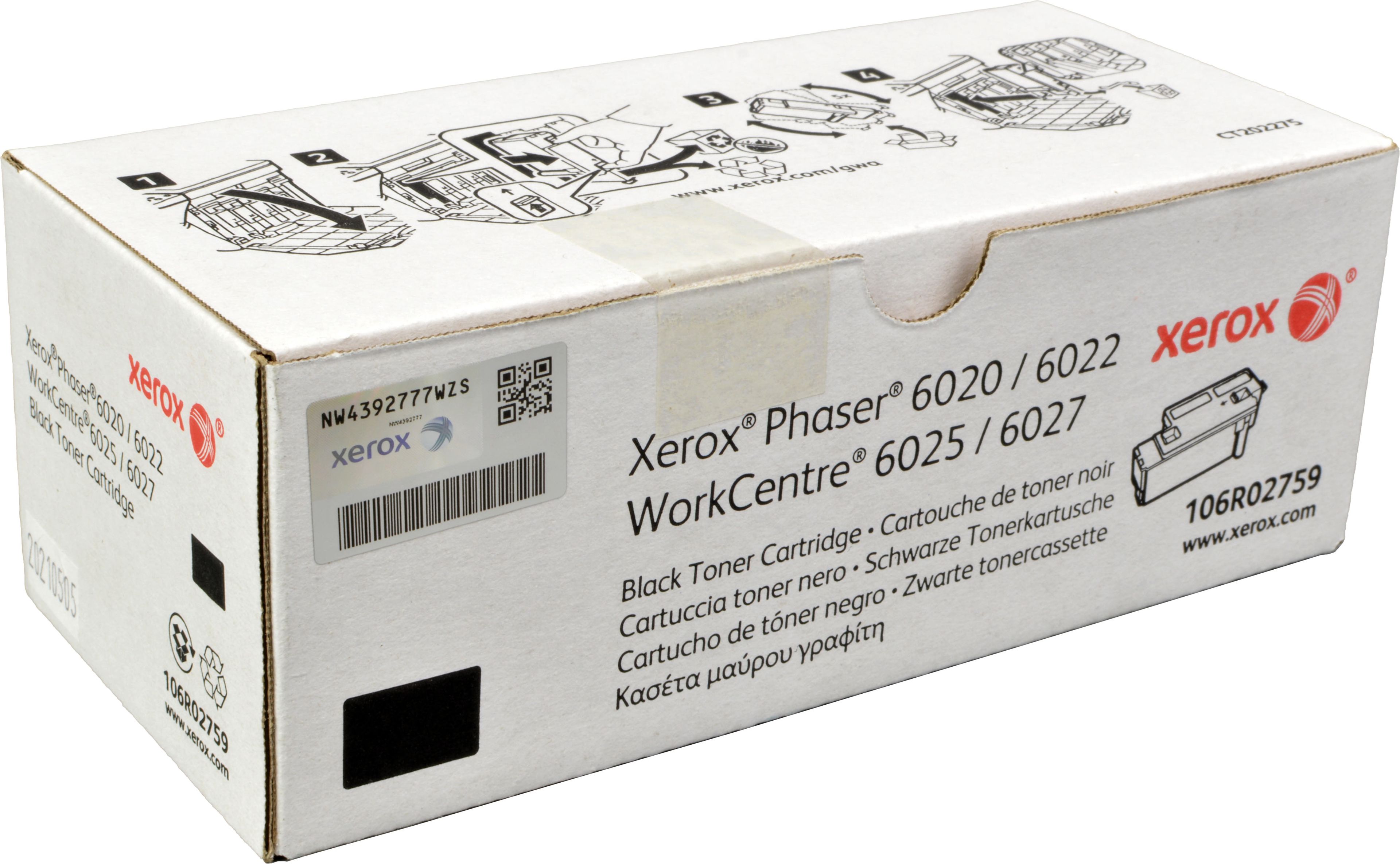 Xerox Toner 106R02759 schwarz
