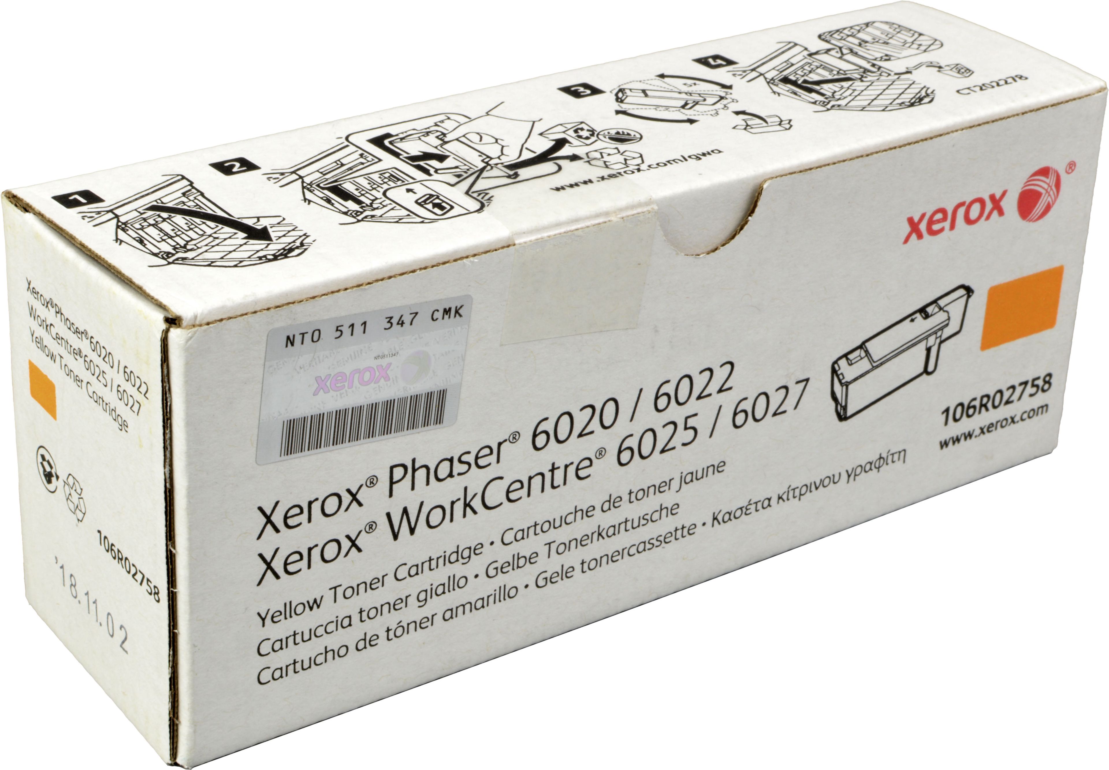 Xerox Toner 106R02758 yellow