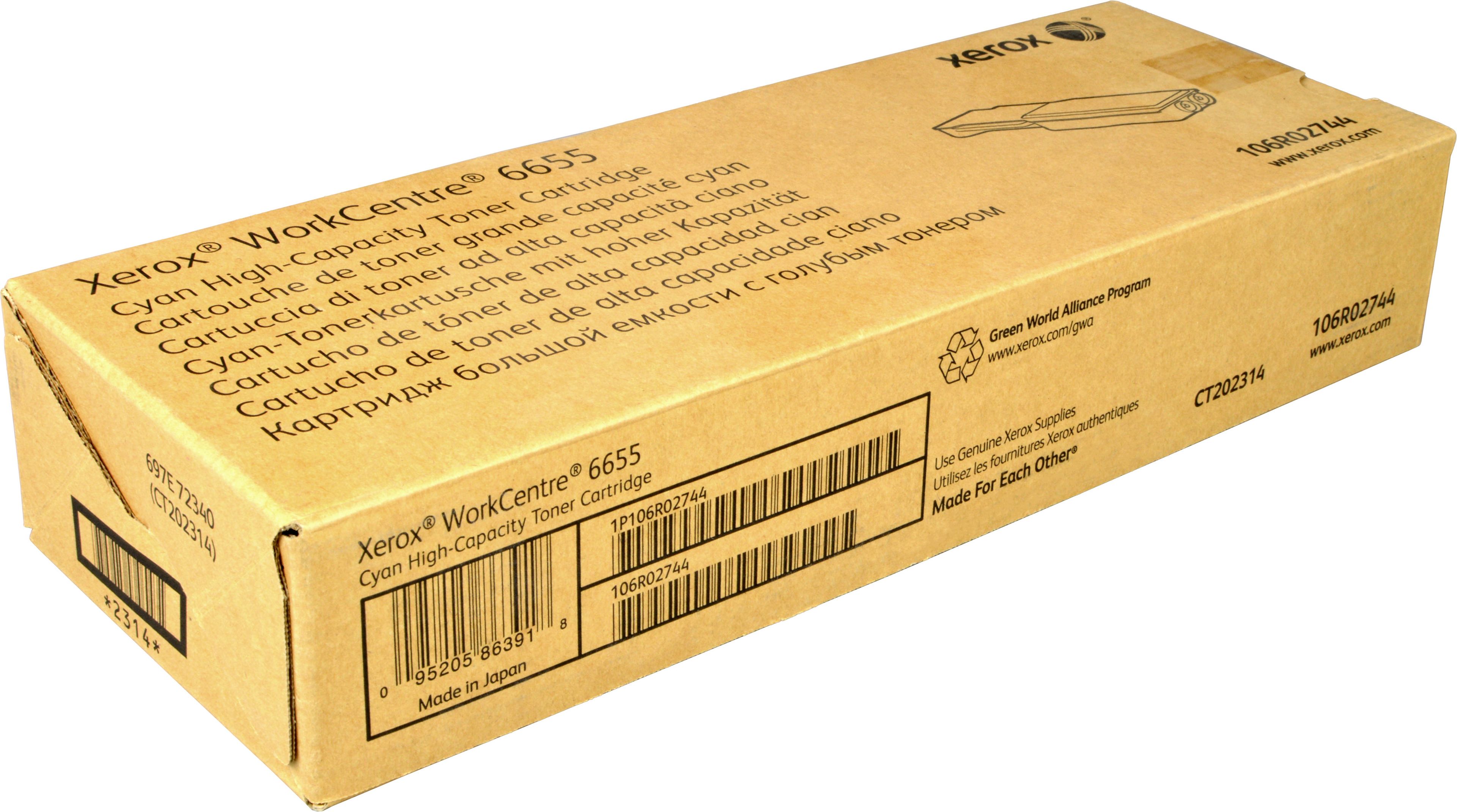 Xerox Toner 106R02744 cyan