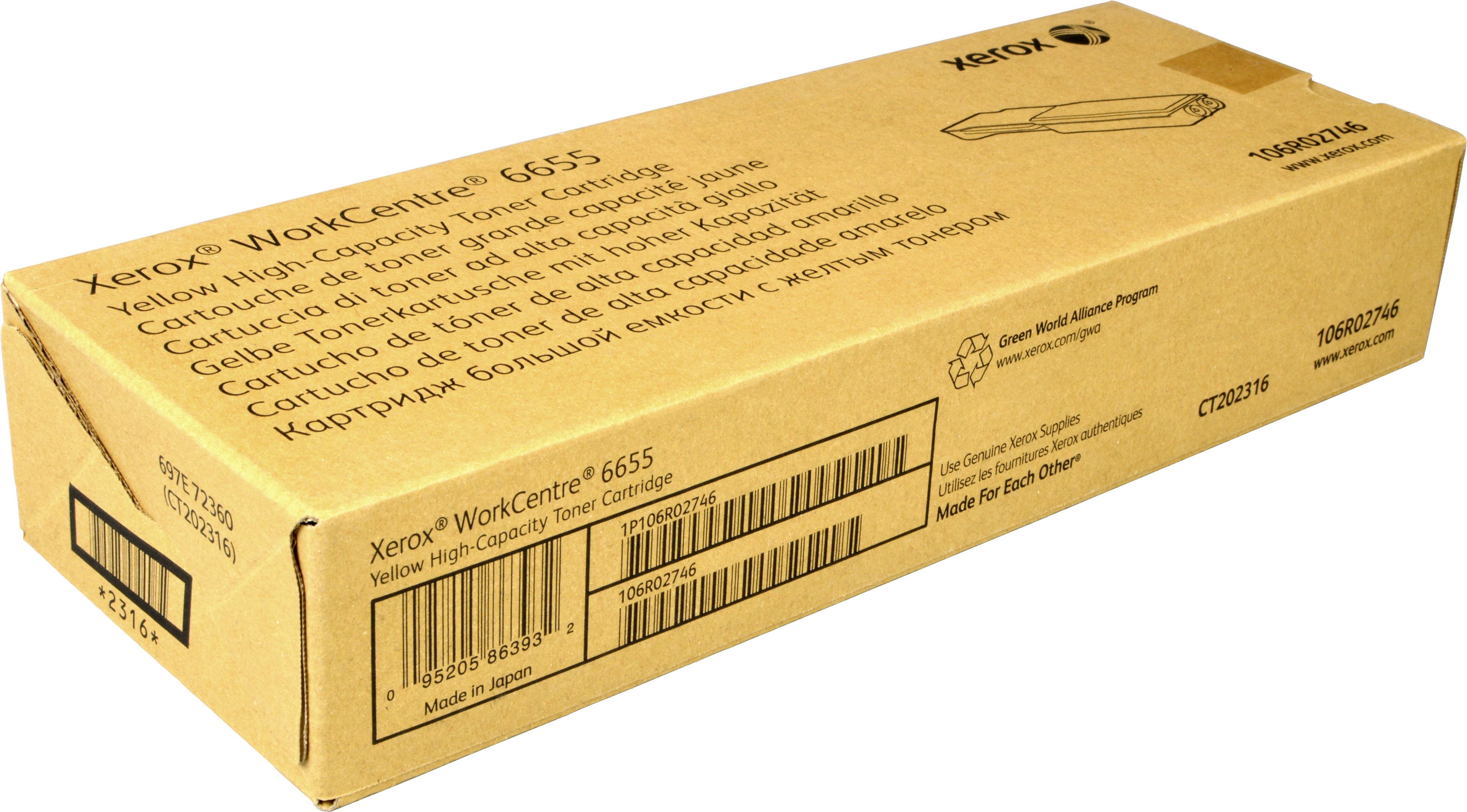 Xerox Toner 106R02746 yellow