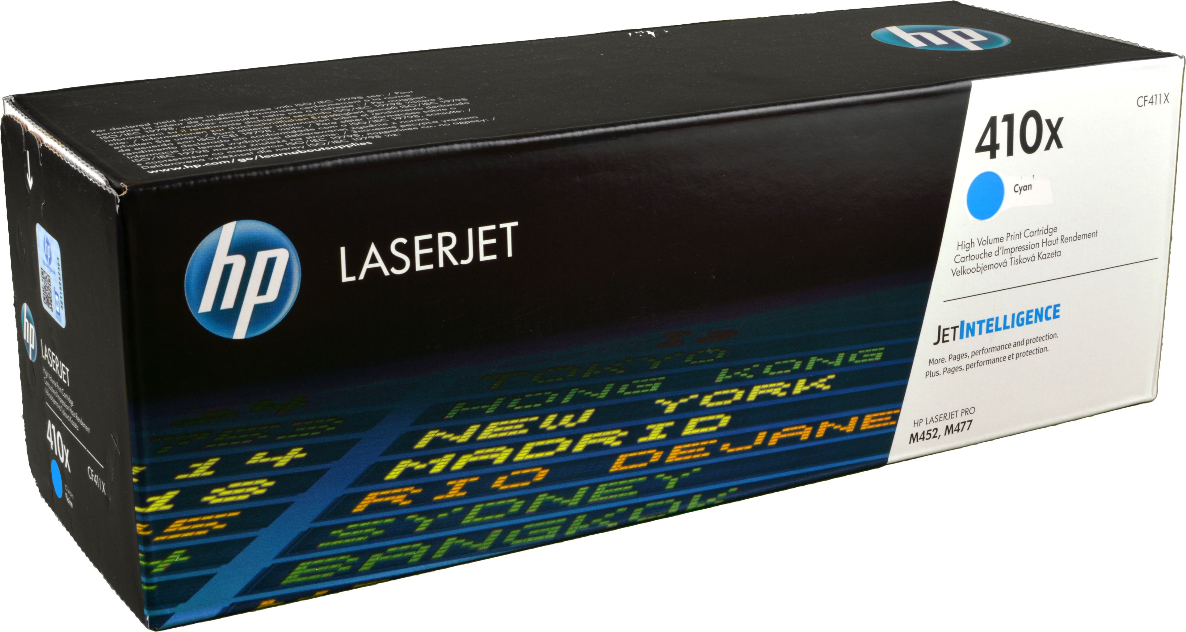 HP Toner CF411X 410X cyan