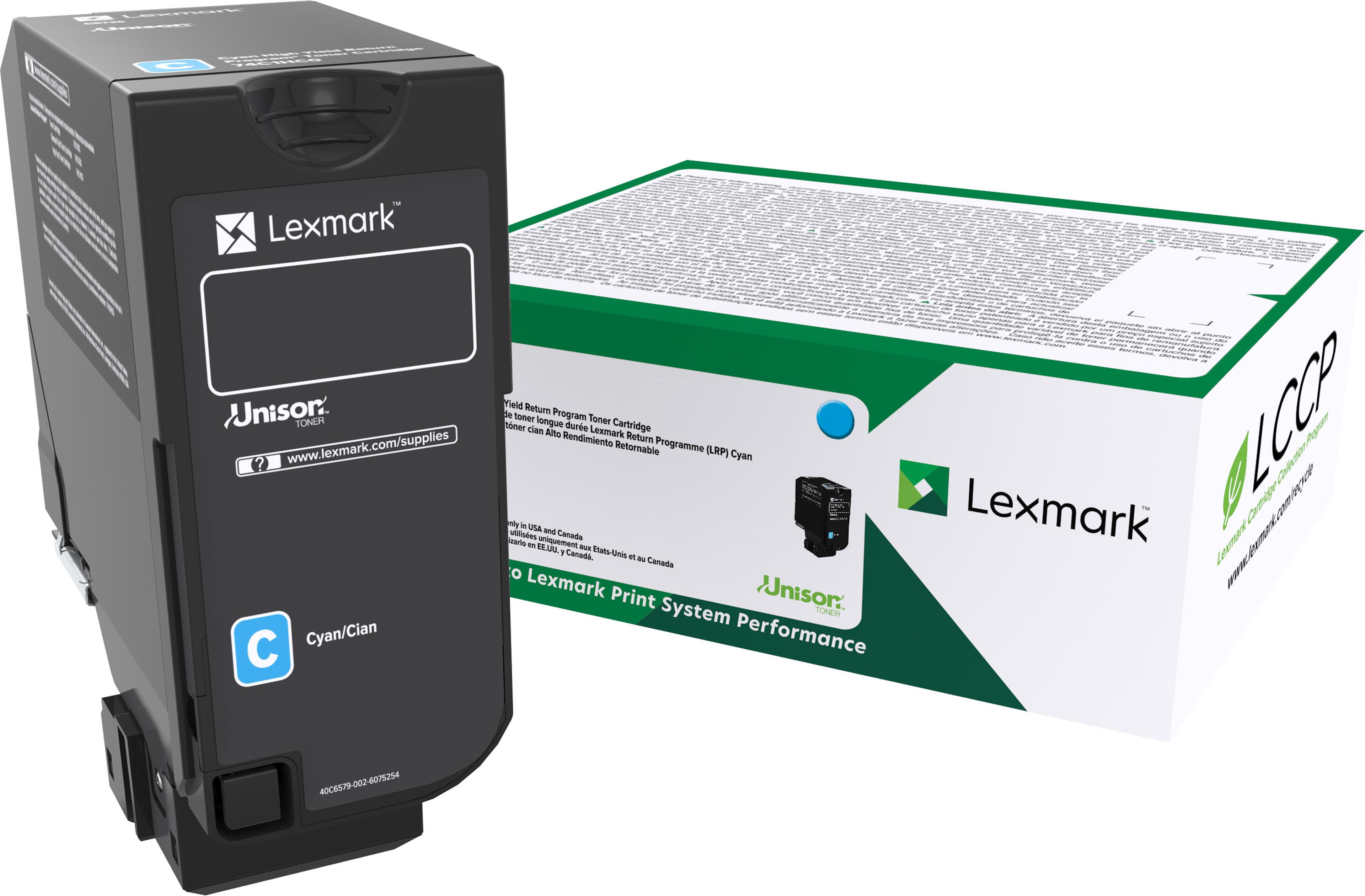 Lexmark Toner 74C2SC0 cyan