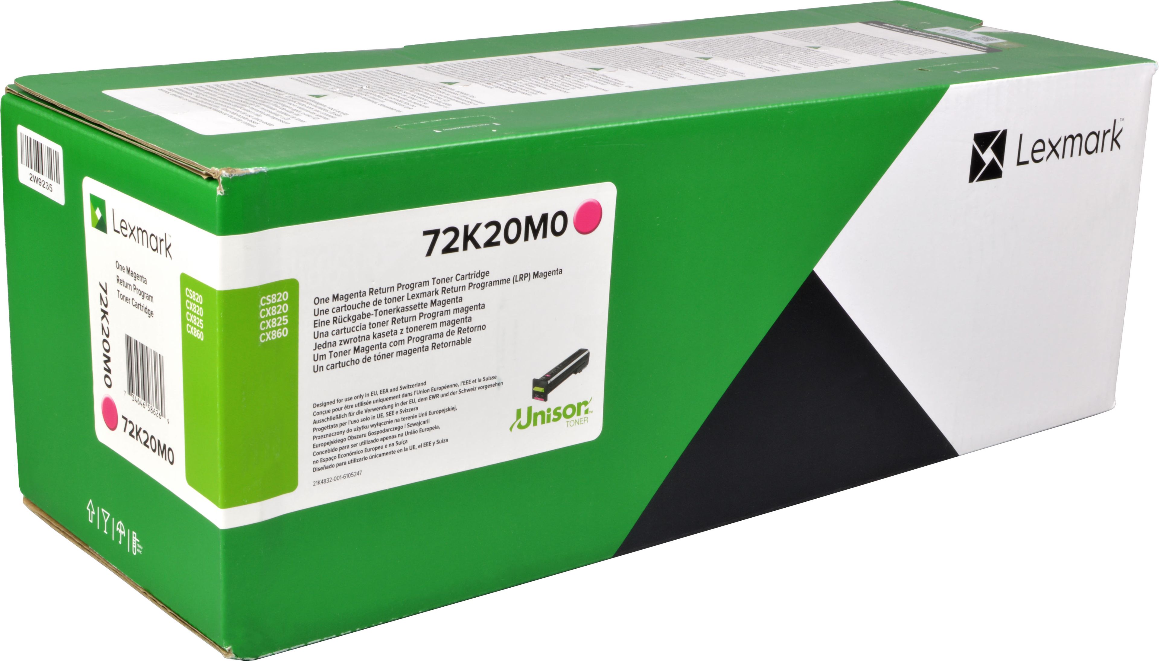 Lexmark Toner 72K20M0 magenta
