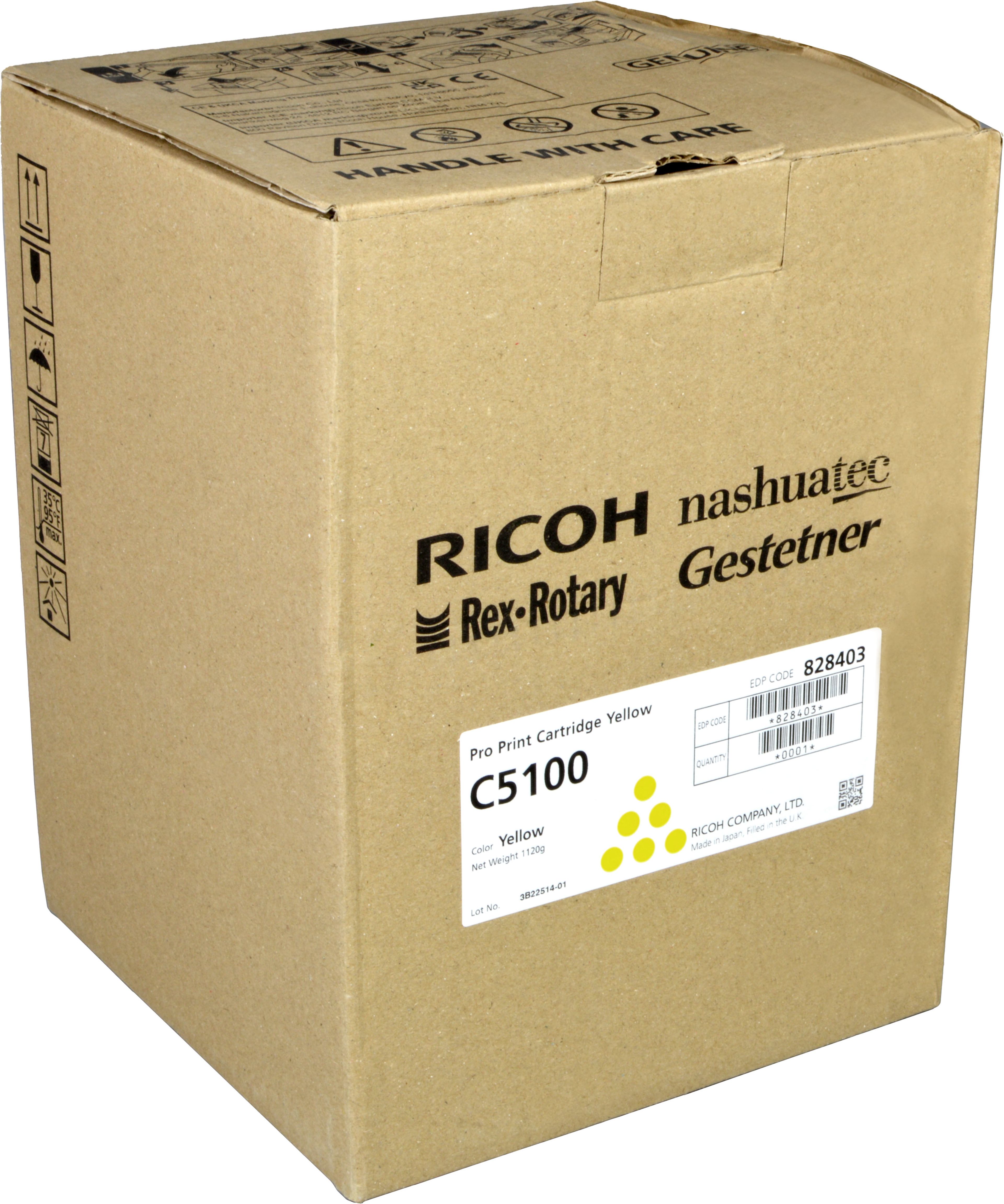 Ricoh Toner 828226 C5100S yellow OEM