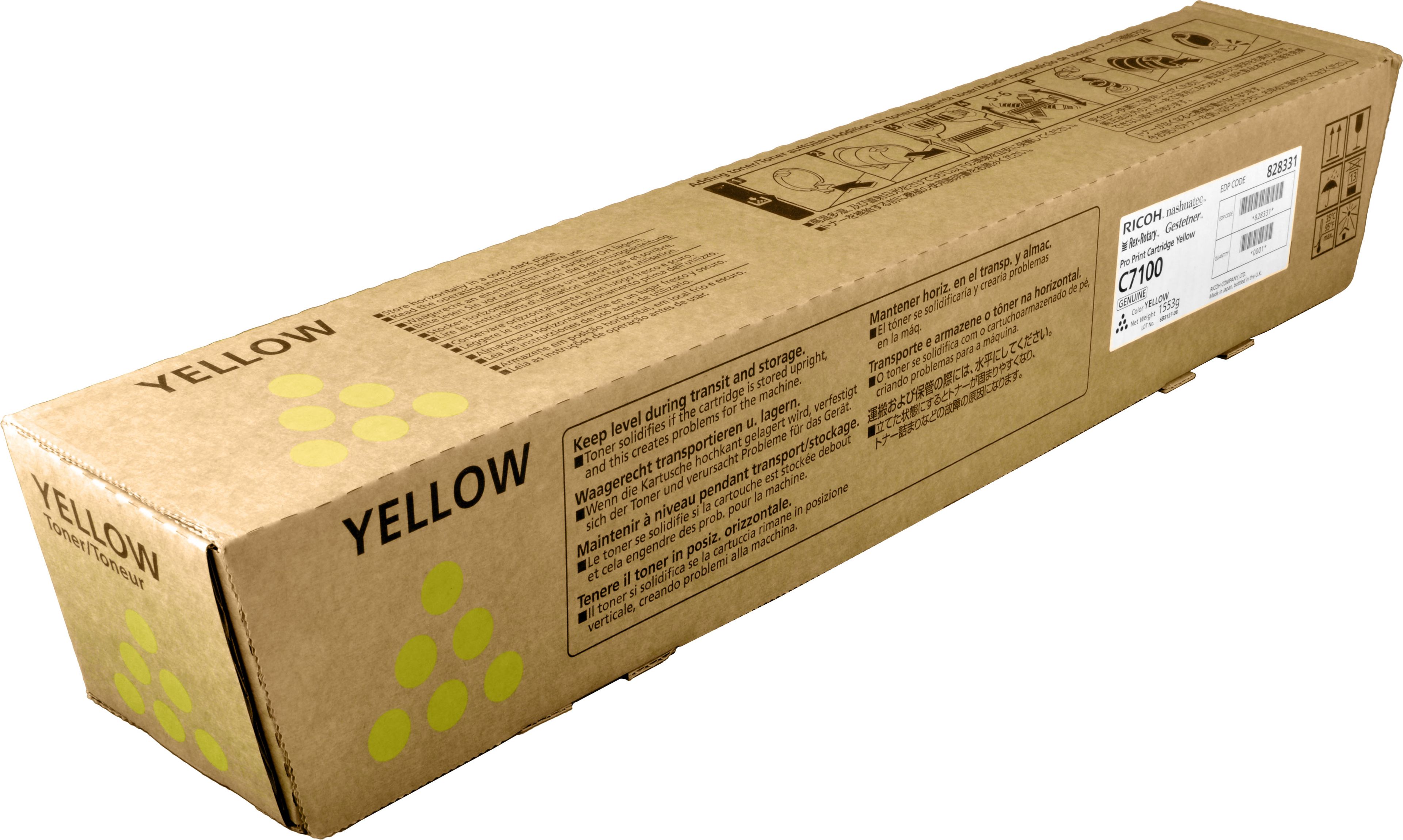 Ricoh Toner 828331 C7100 yellow OEM