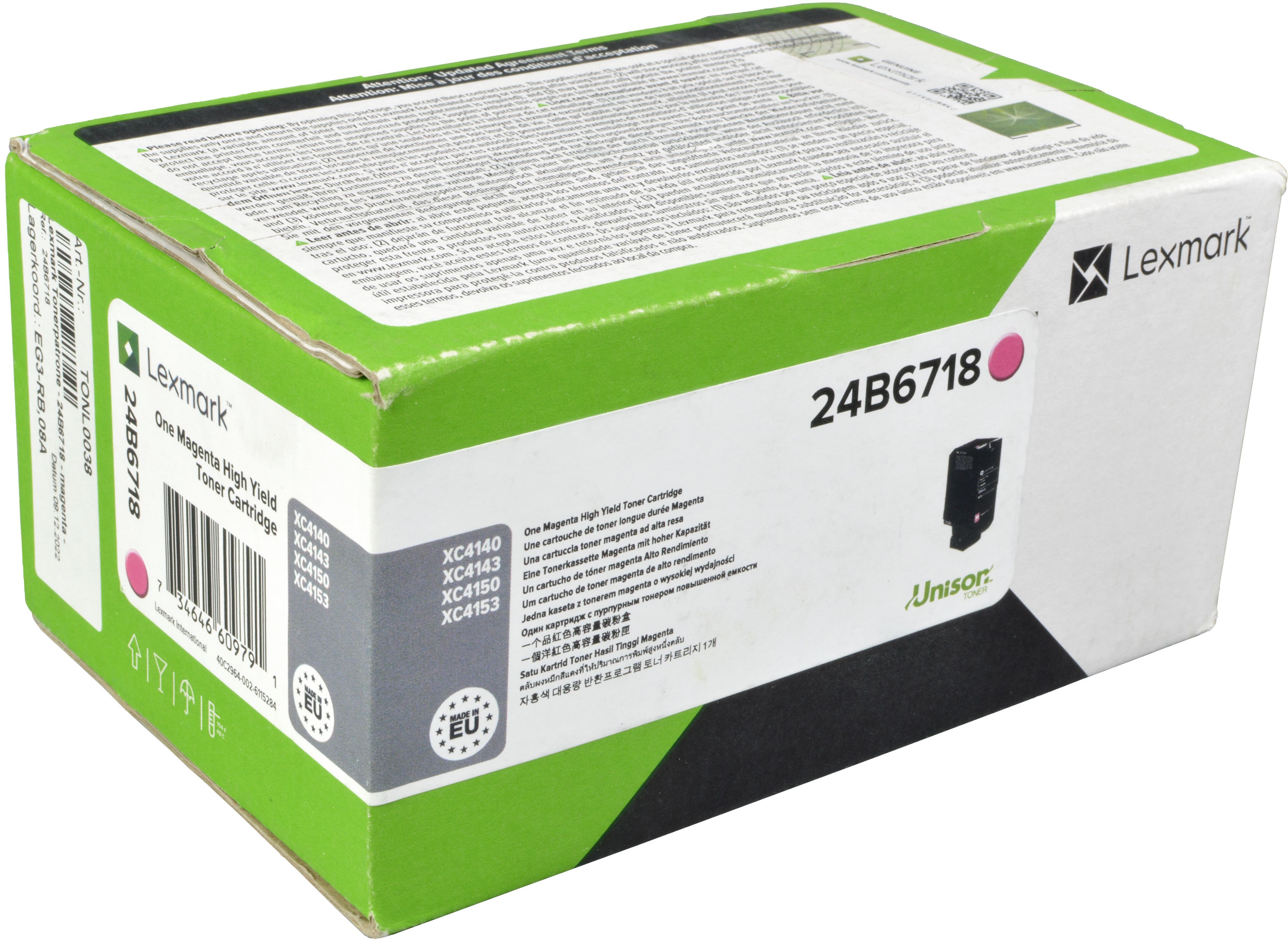 Lexmark Toner 24B6718 magenta