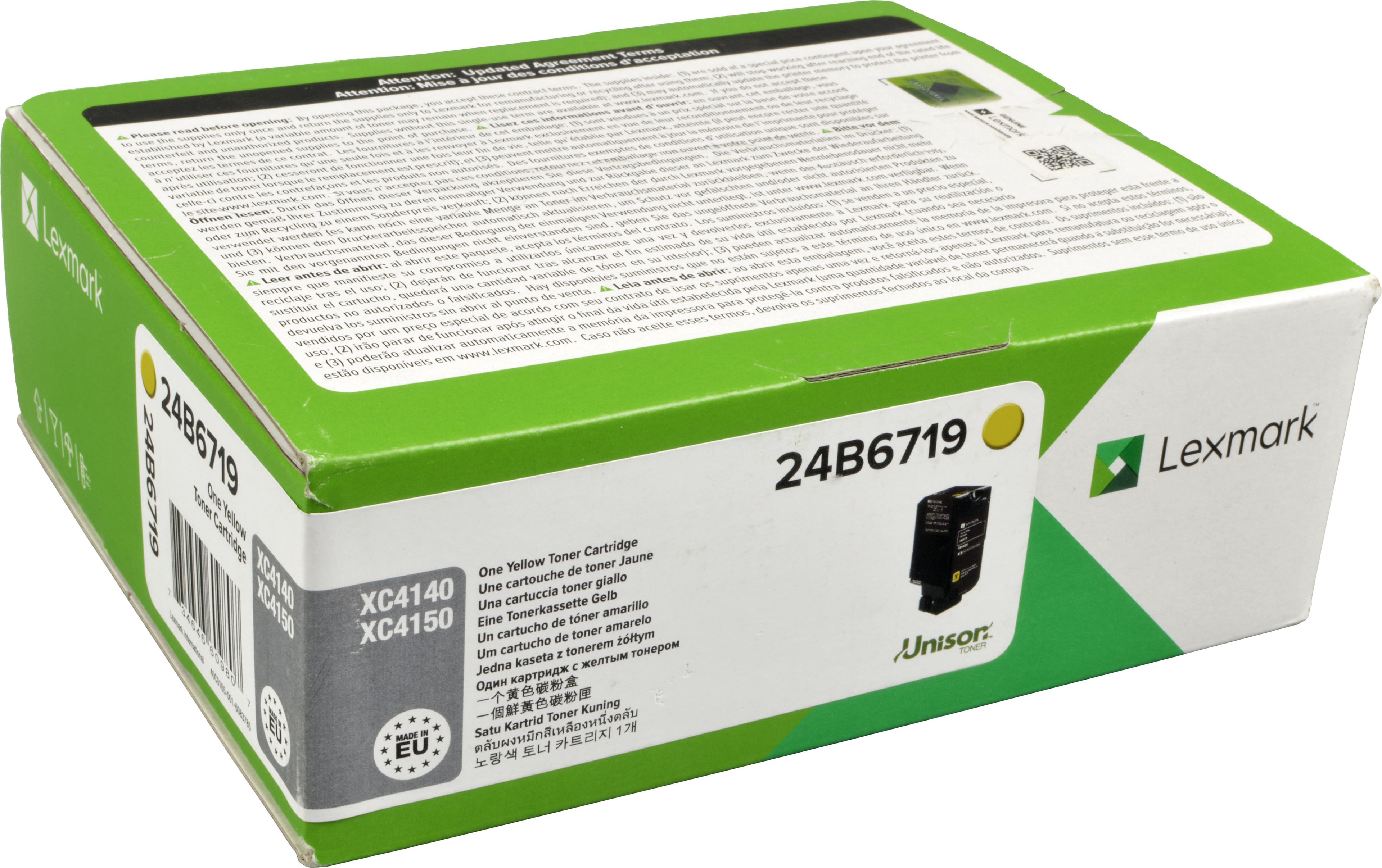 Lexmark Toner 24B6719 yellow