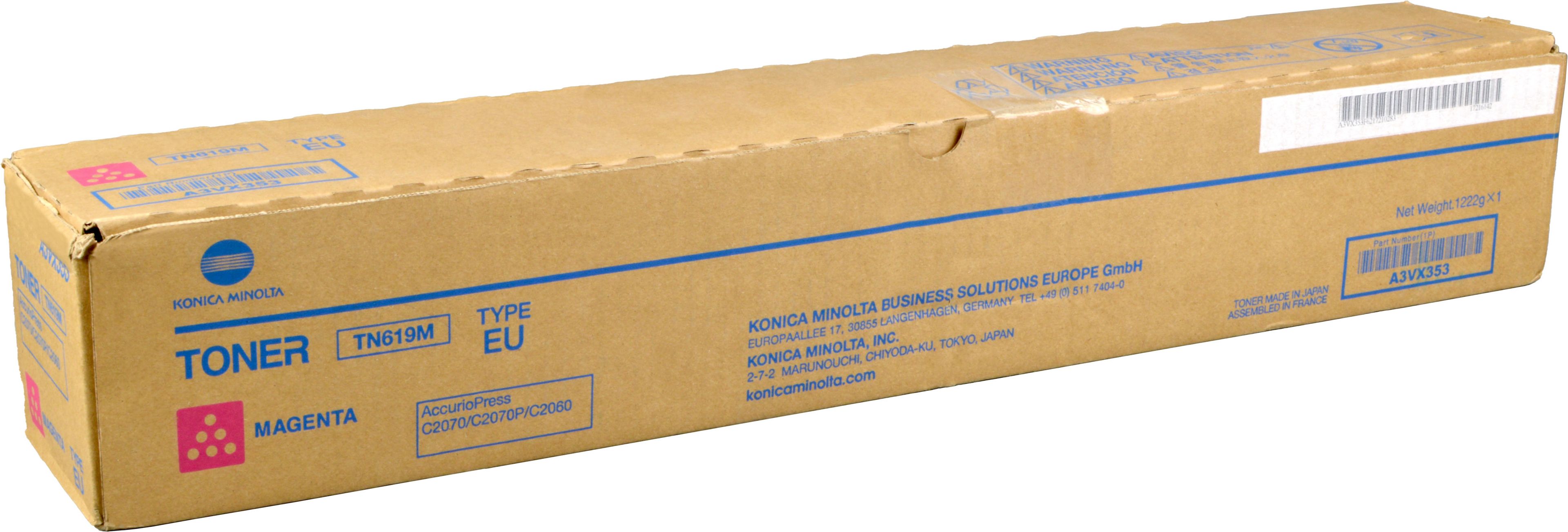 Konica Minolta Toner TN-619M A3VX350 magenta