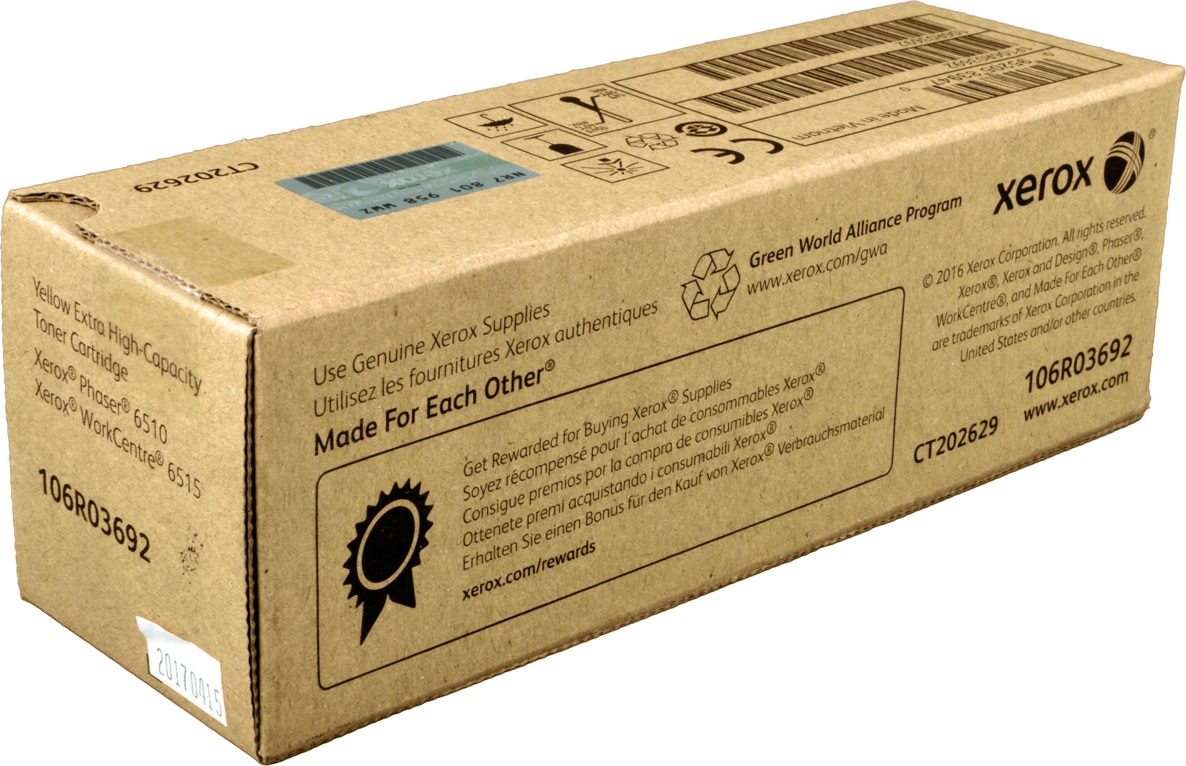 Xerox Toner 106R03692 yellow