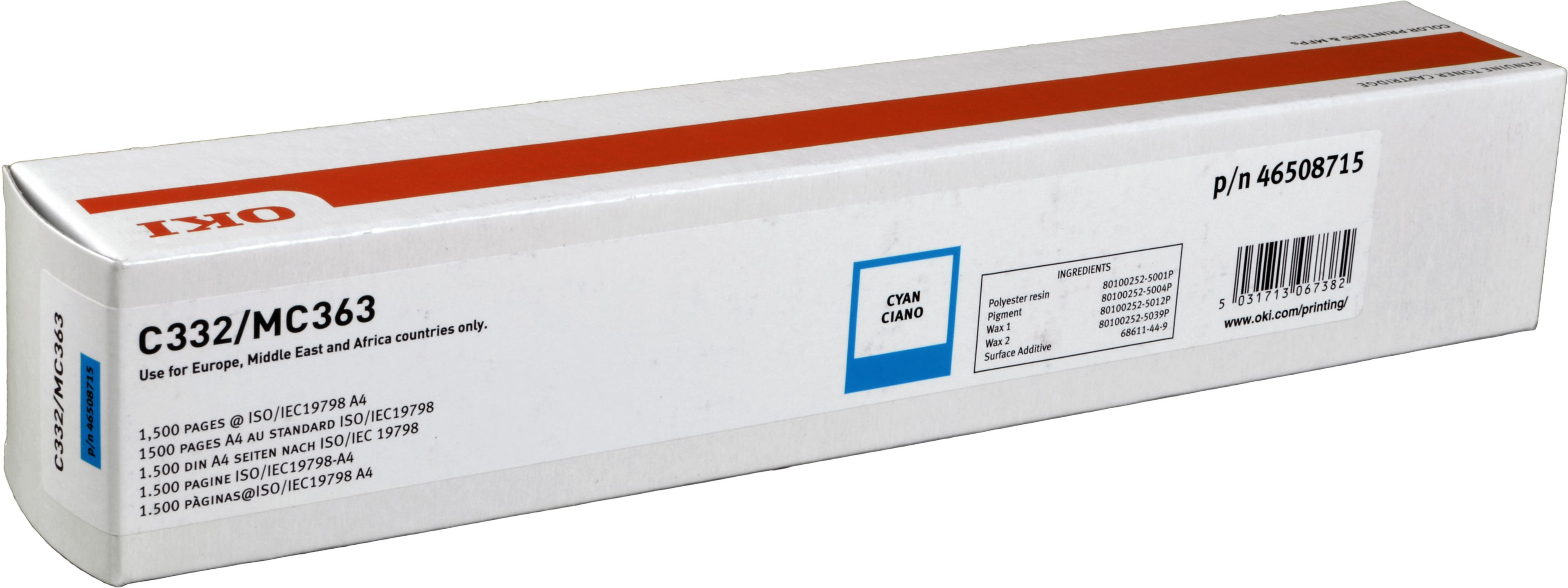 Oki Toner 46508715 cyan