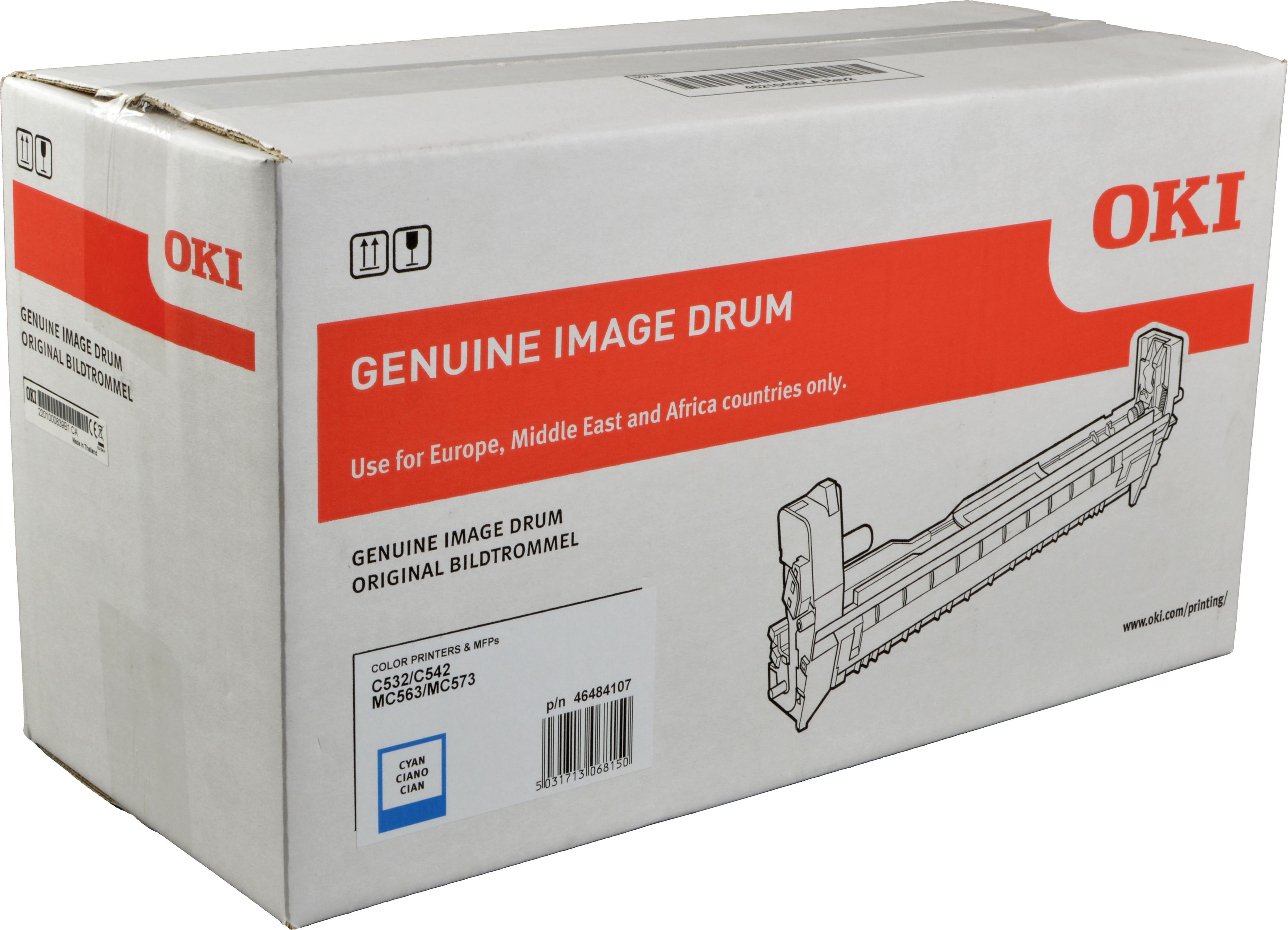 Oki Trommel 46484107 cyan