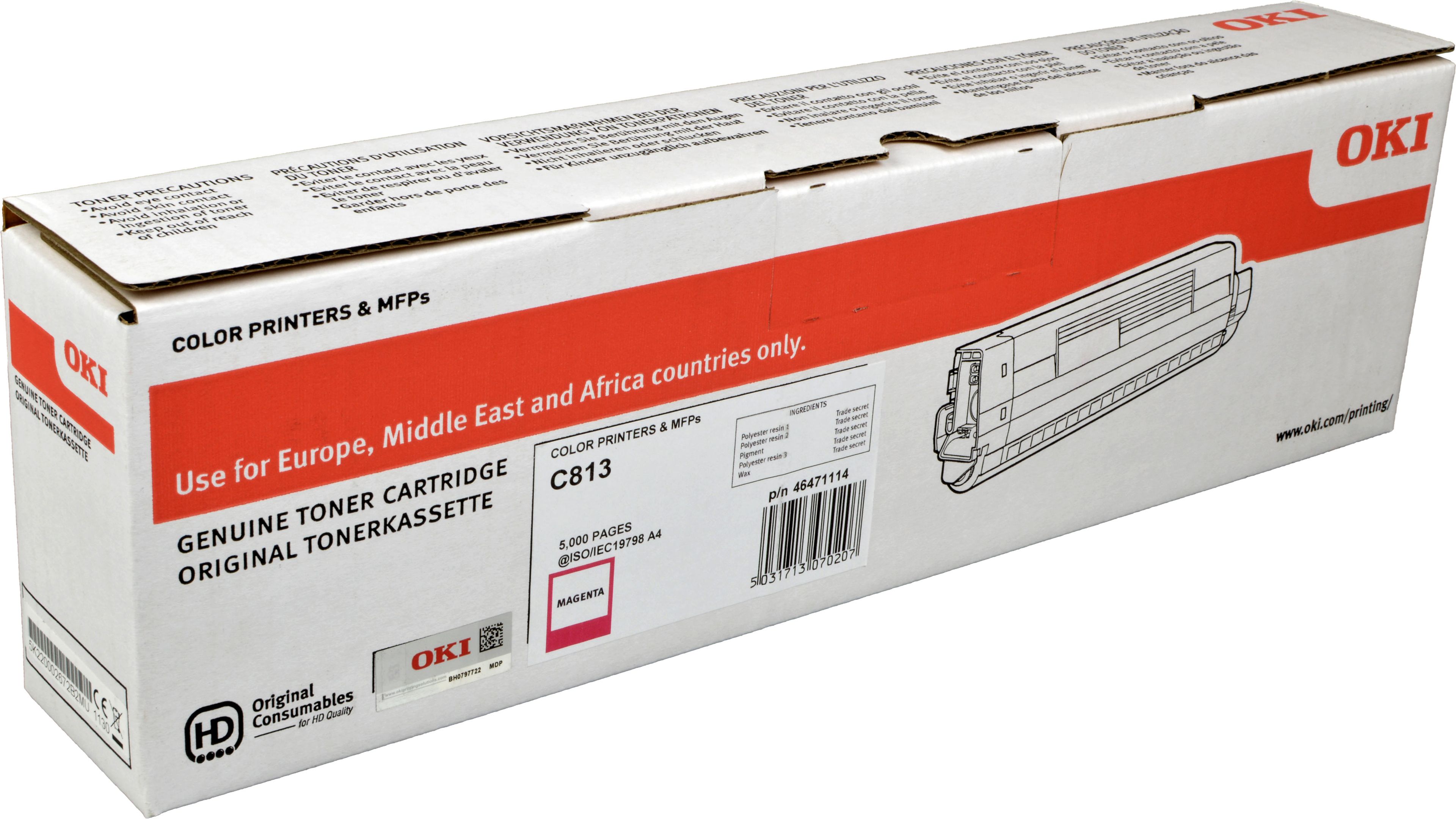 Oki Toner 46471114 magenta