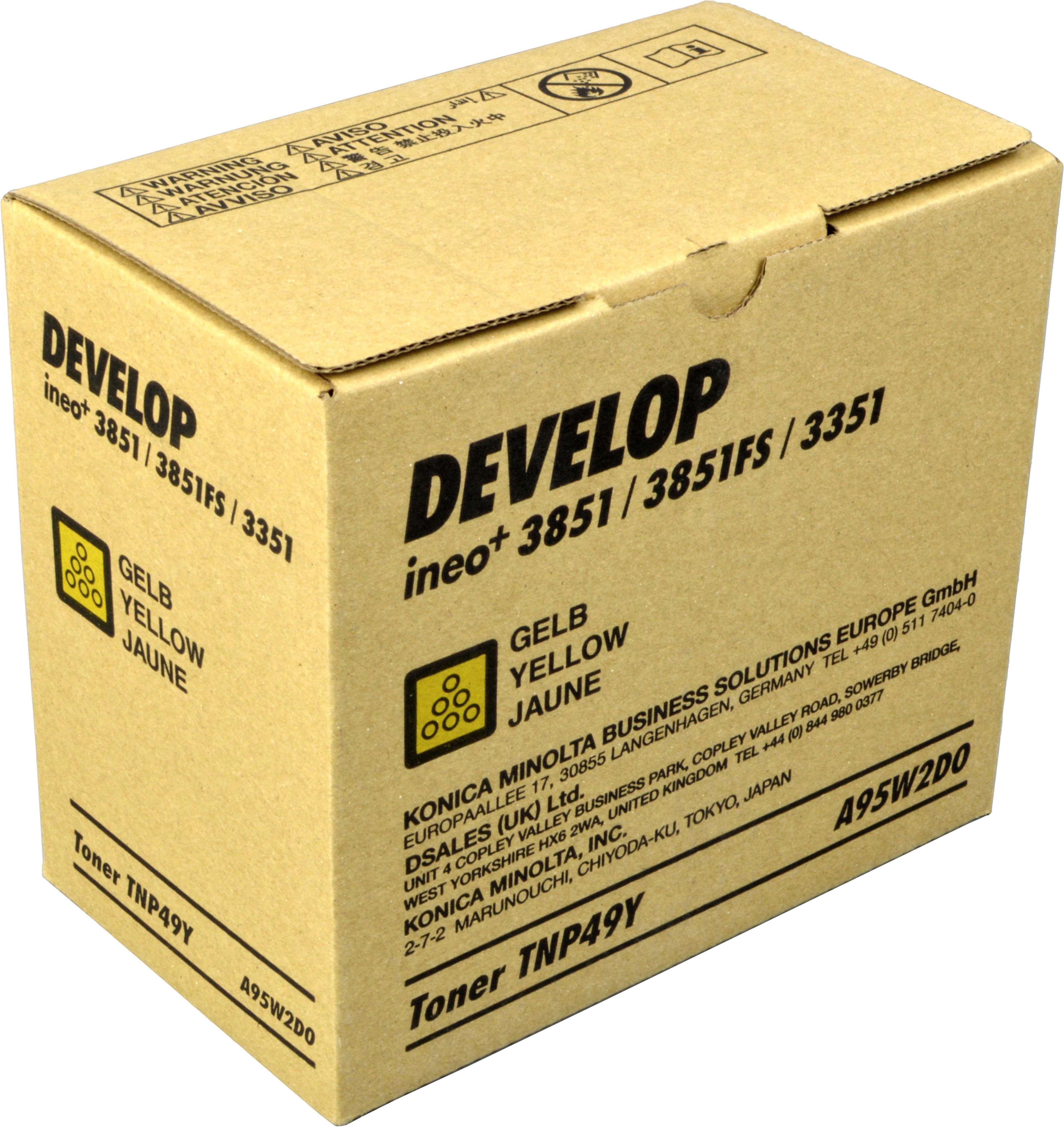 Develop Toner TNP49Y A95W2D0 yellow