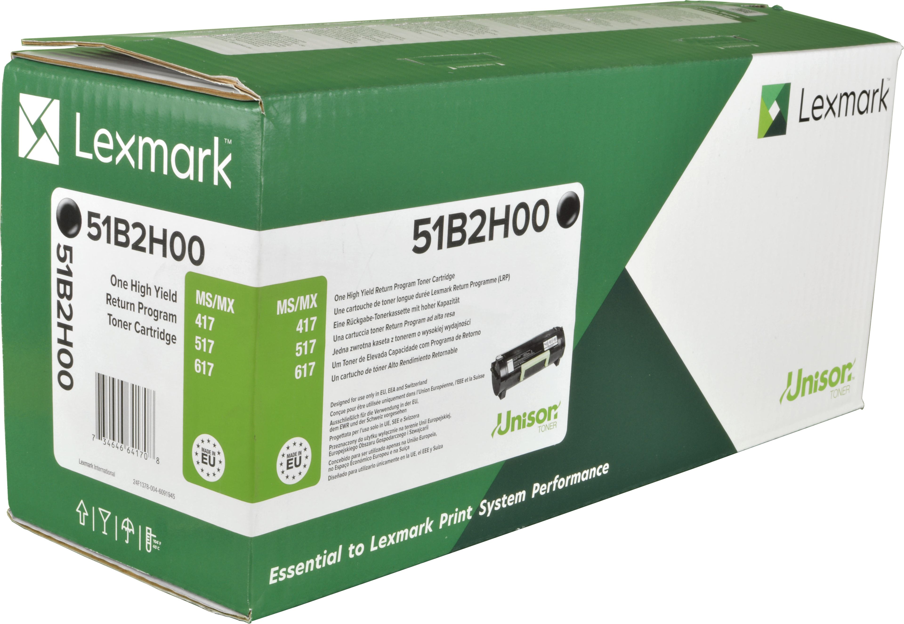 Lexmark Toner 51B2H00 schwarz