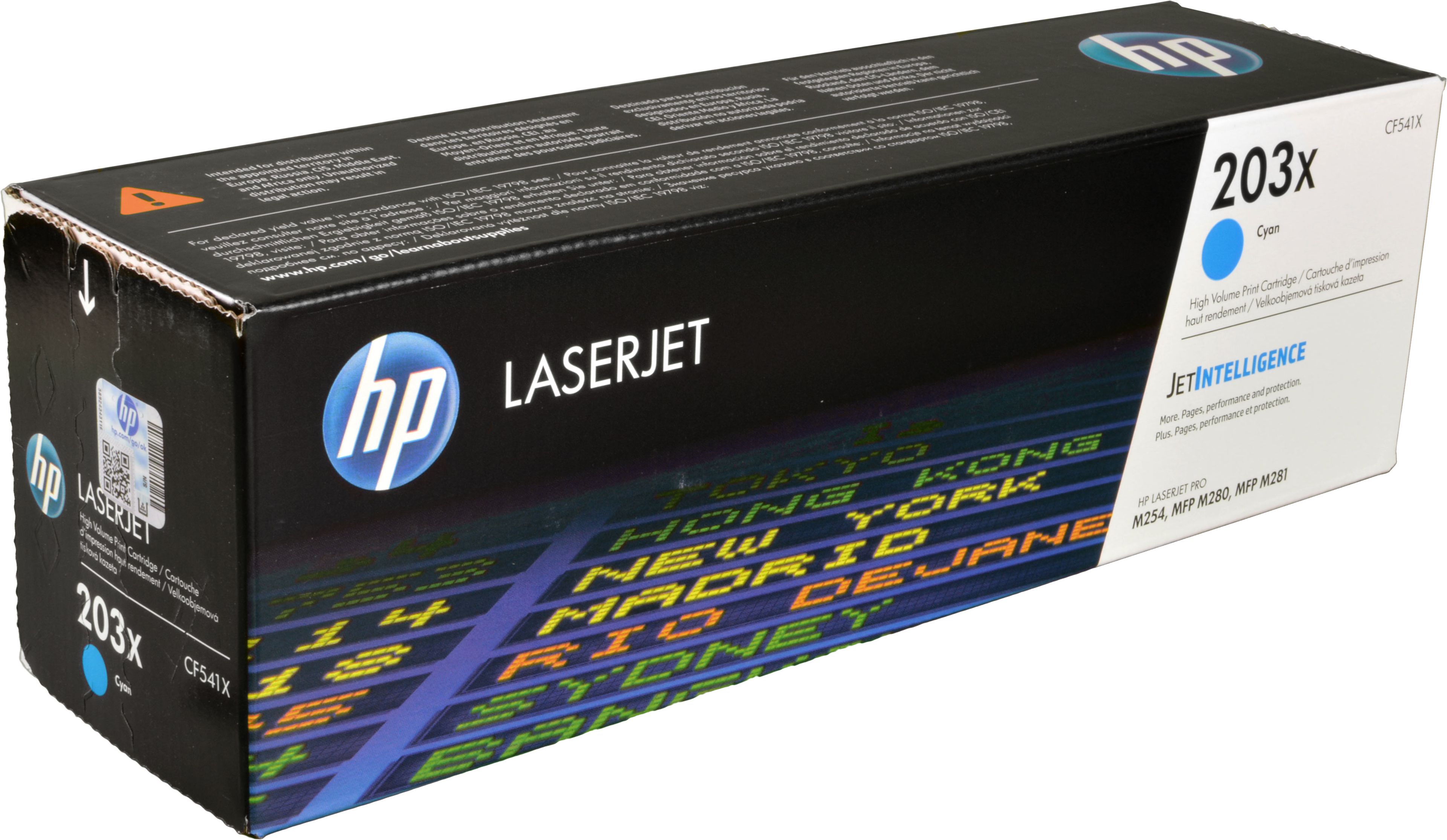 HP Toner CF541X 203X cyan