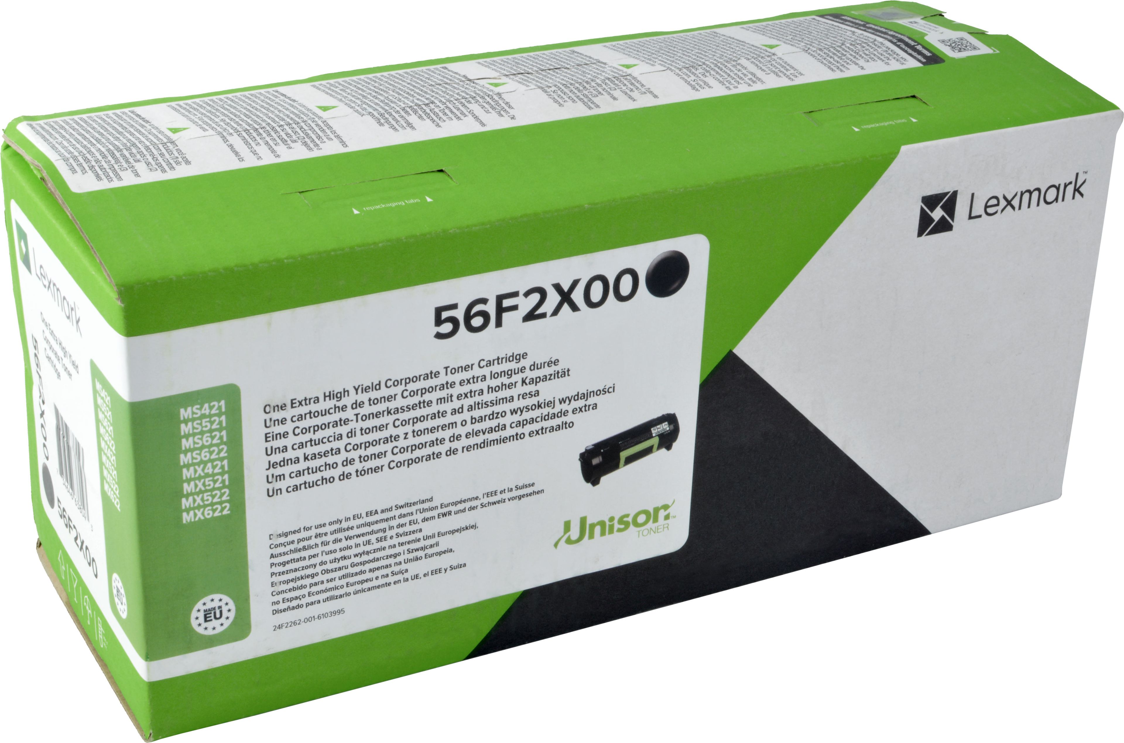 Lexmark Toner 56F2X00 schwarz