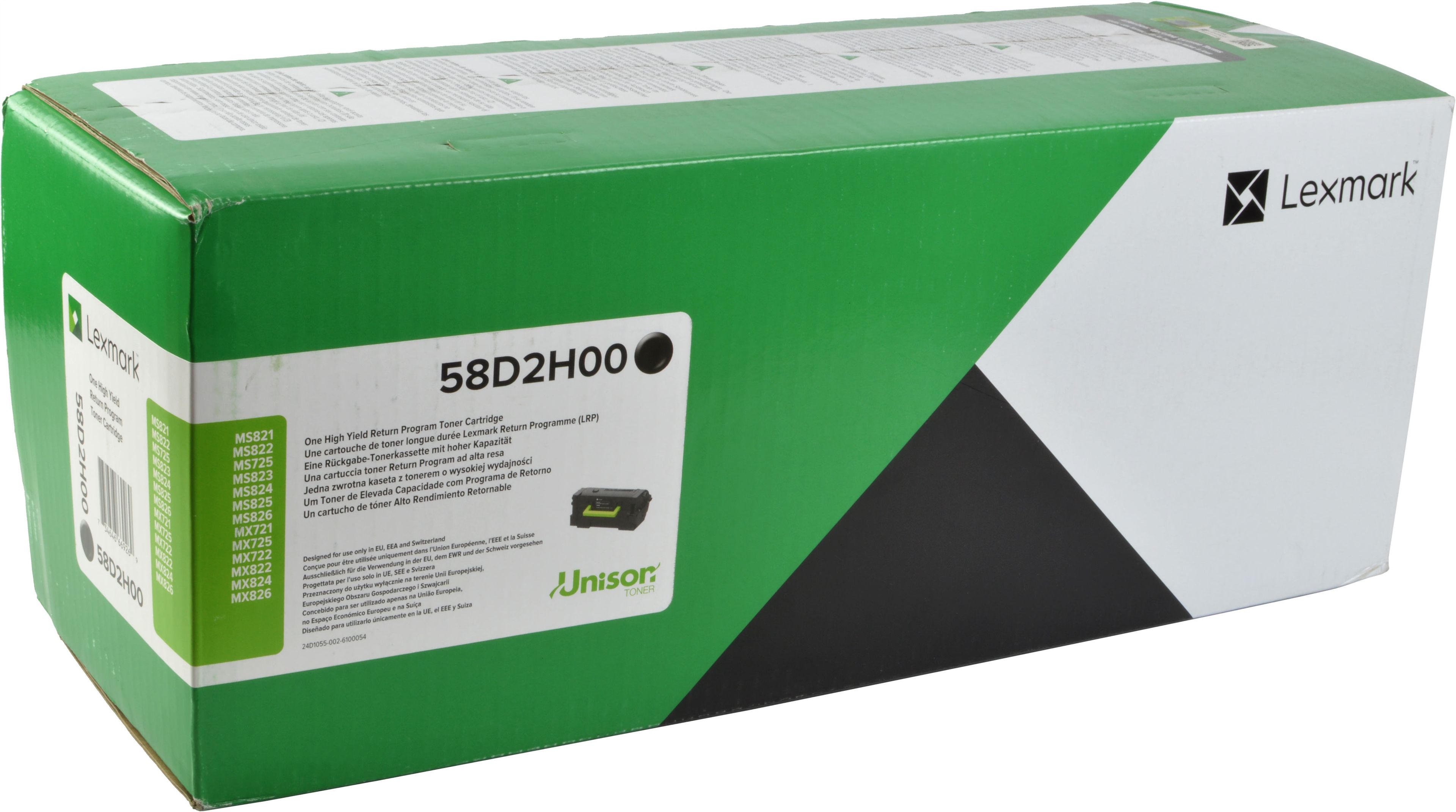 Lexmark Toner 58D2H00 schwarz
