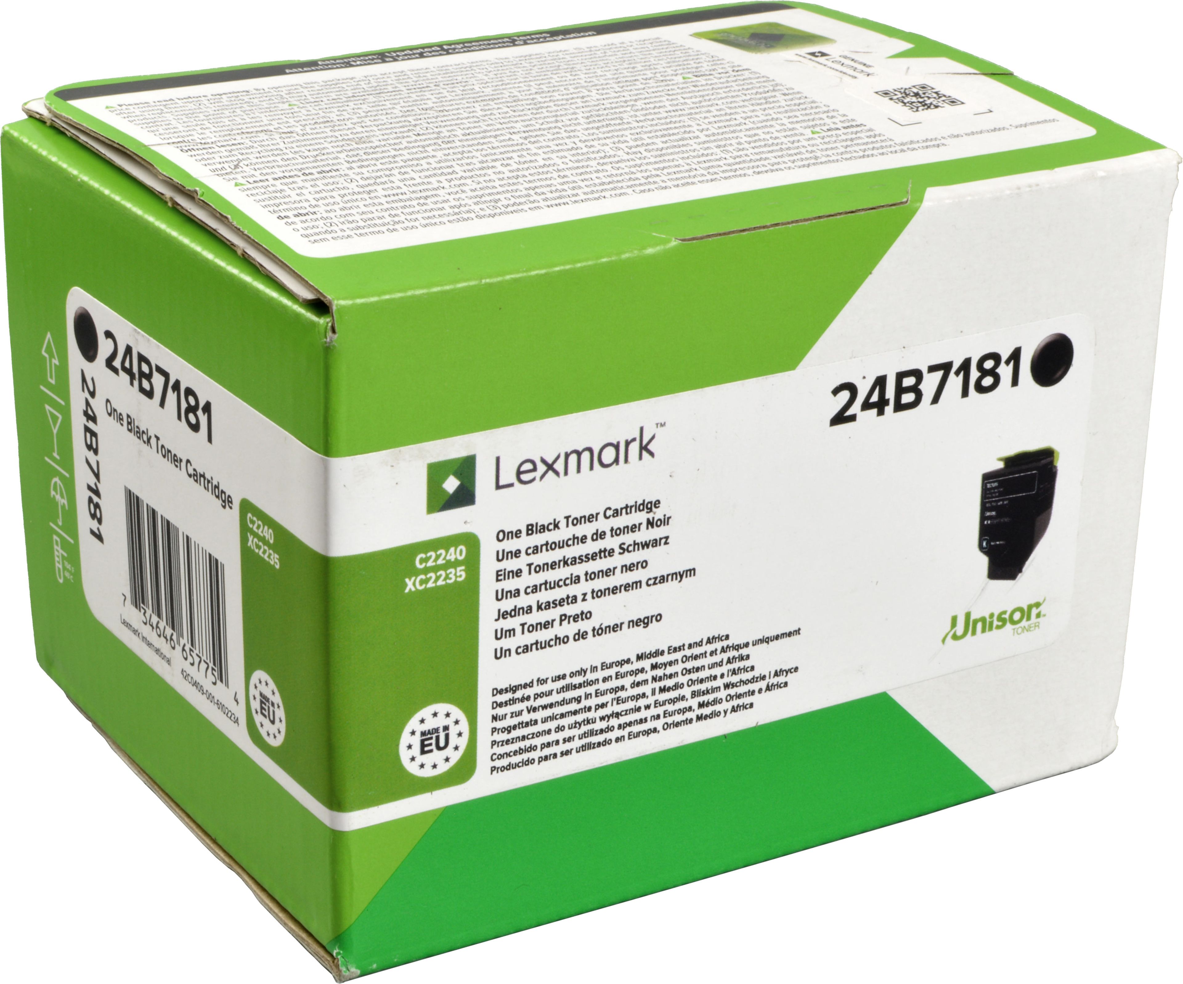 Lexmark Toner 24B7181 schwarz