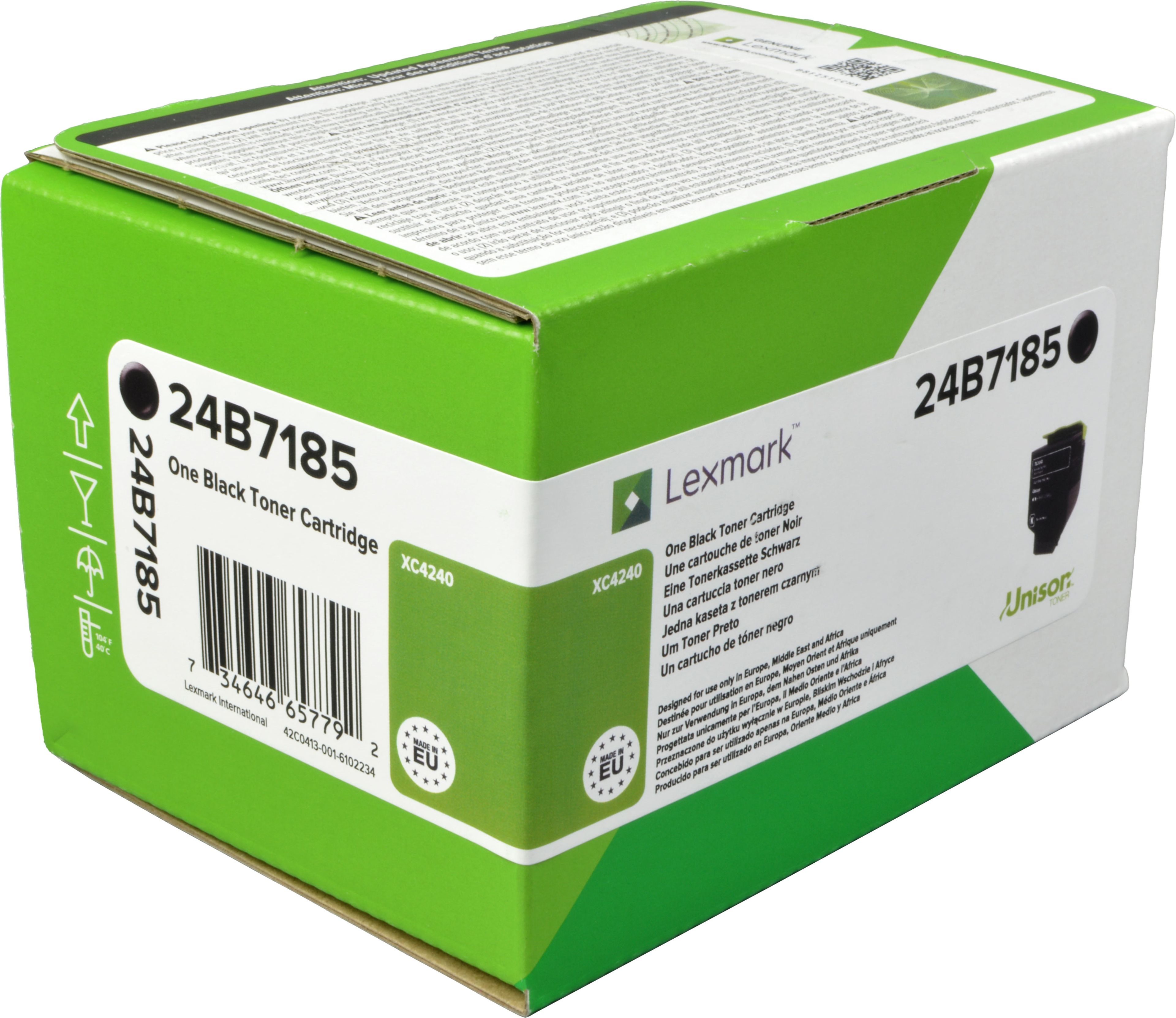 Lexmark Toner 24B7185 schwarz