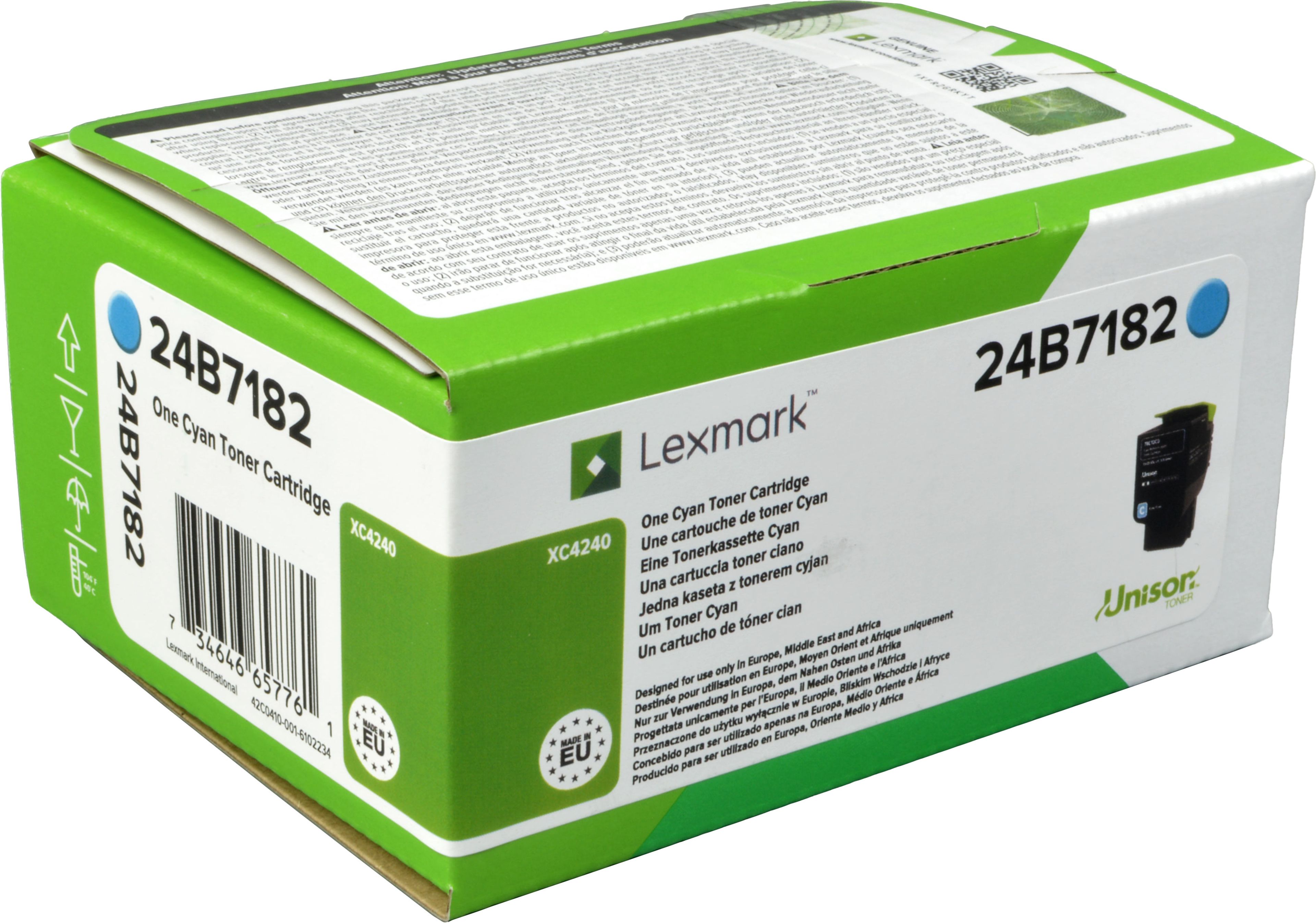 Lexmark Toner 24B7182 cyan